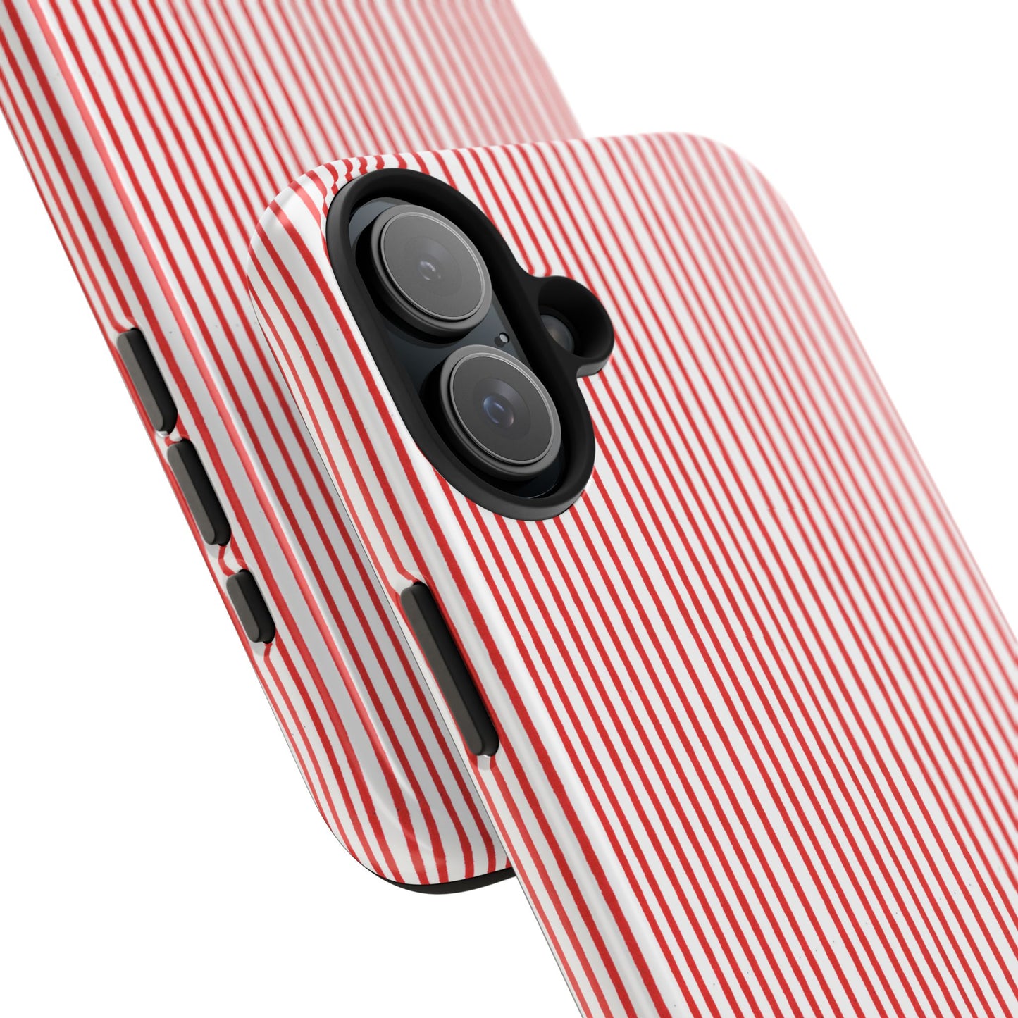 Stripe White / Red Phone Case