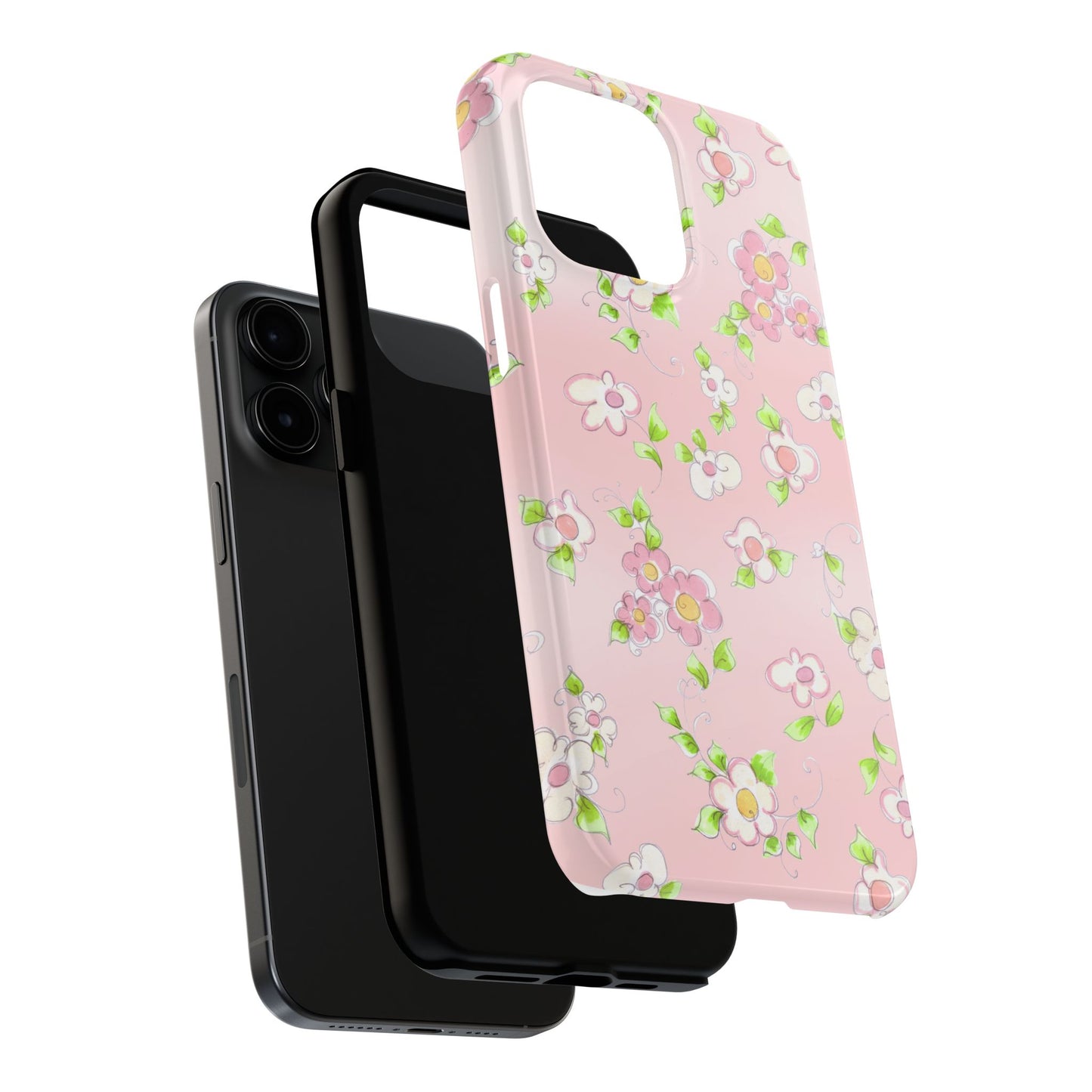 Precious Posies Pink Phone Case