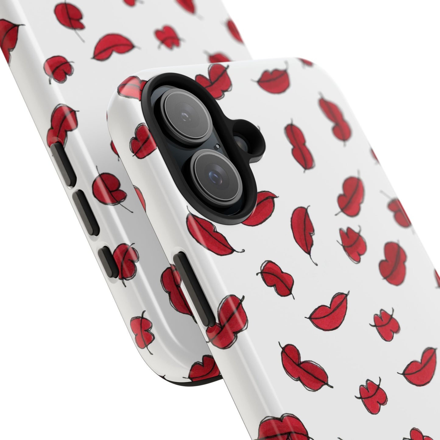 Lotsa Lips White Phone Case