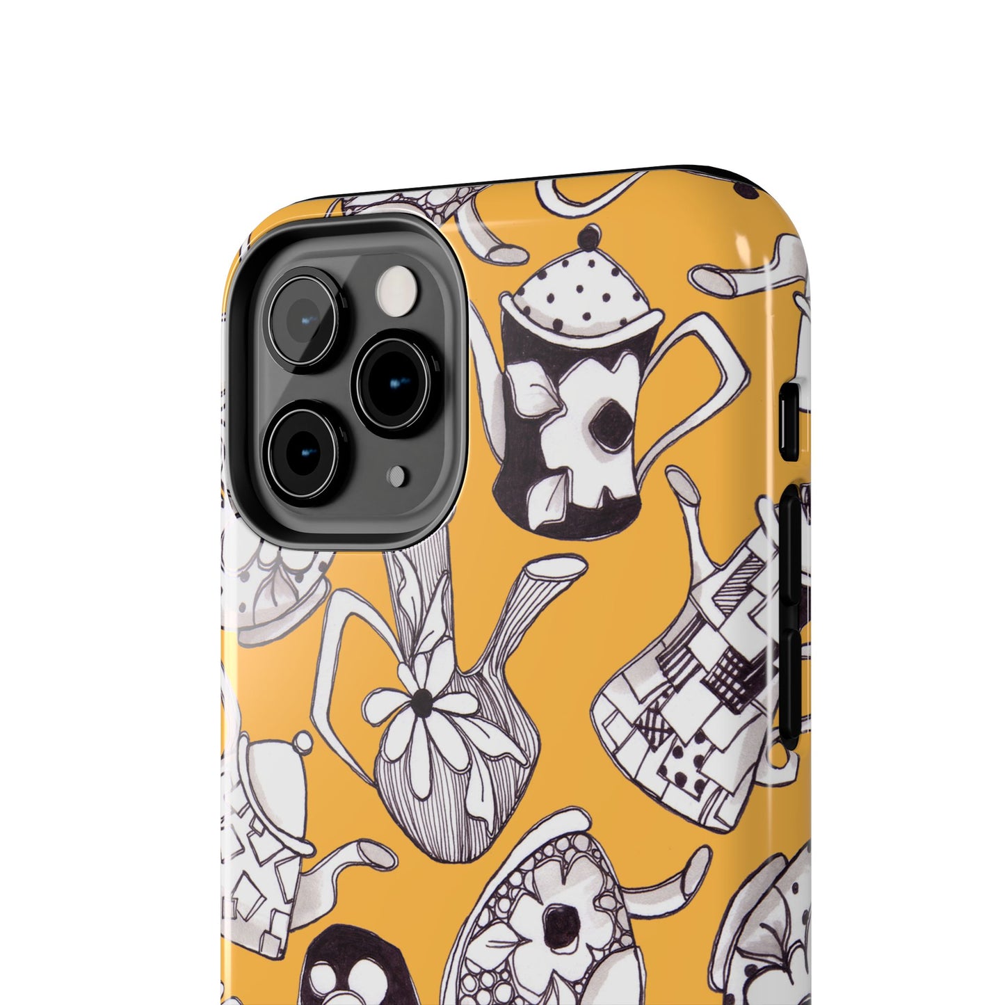 Fancy Pots Yellow Phone Case