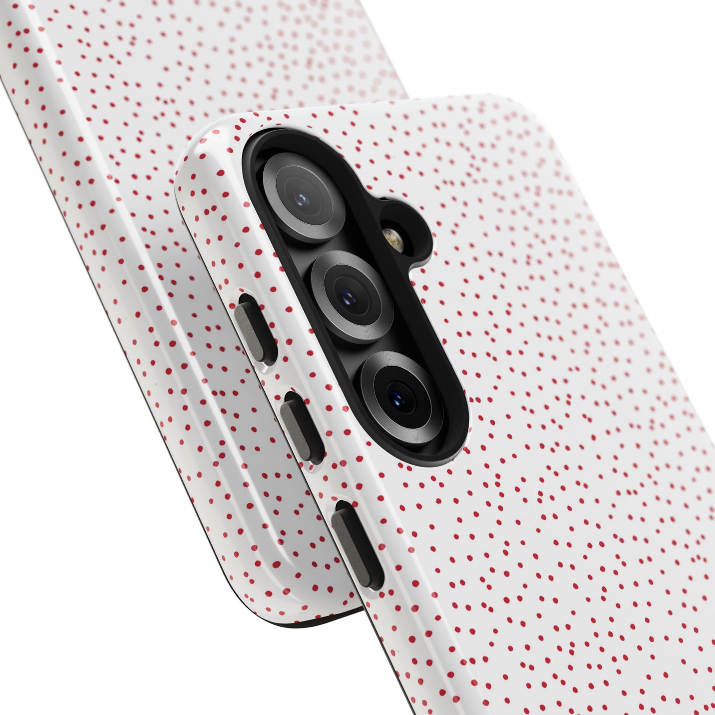 Dinky Dots White / Red Phone Case