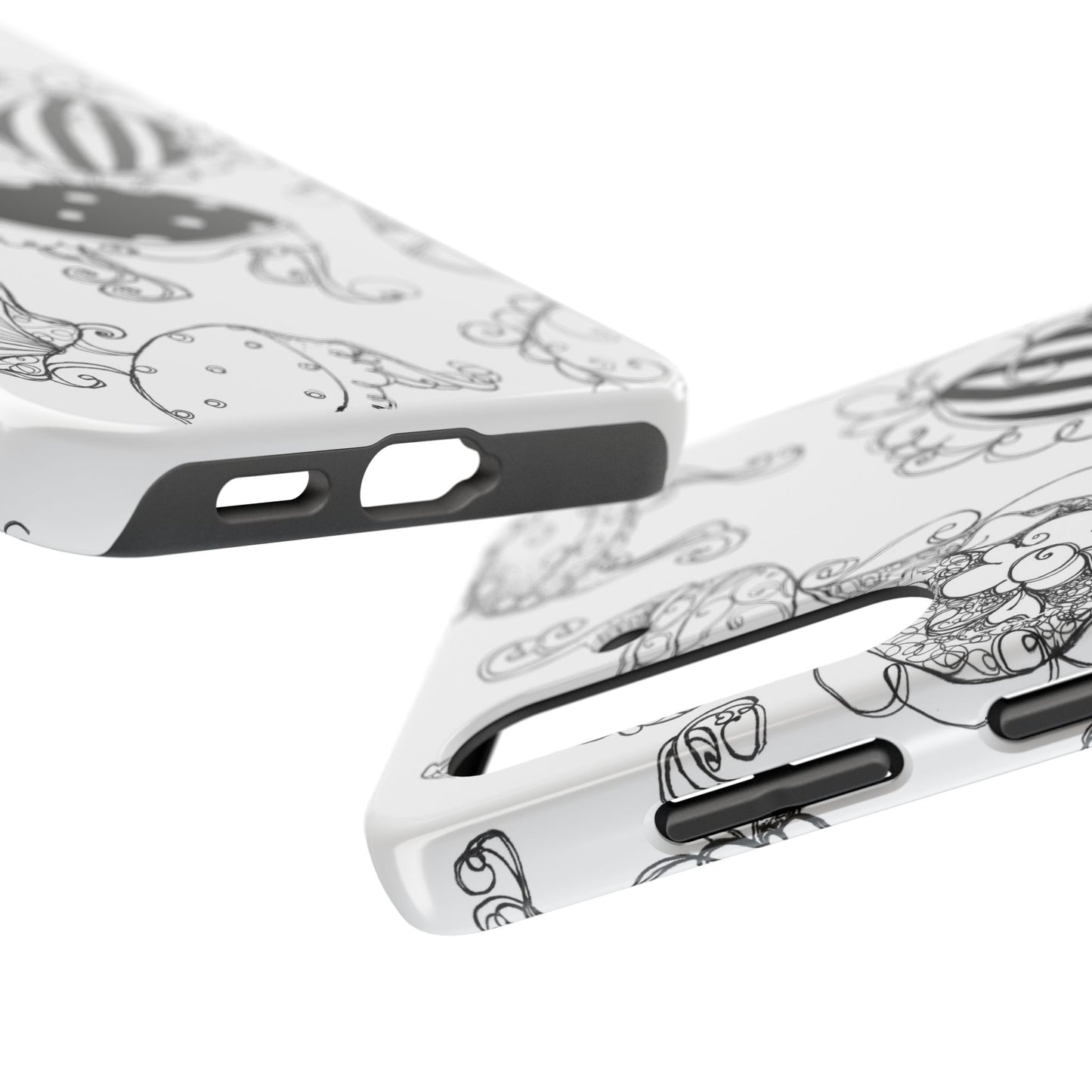 Bistro Chairs White Phone Case