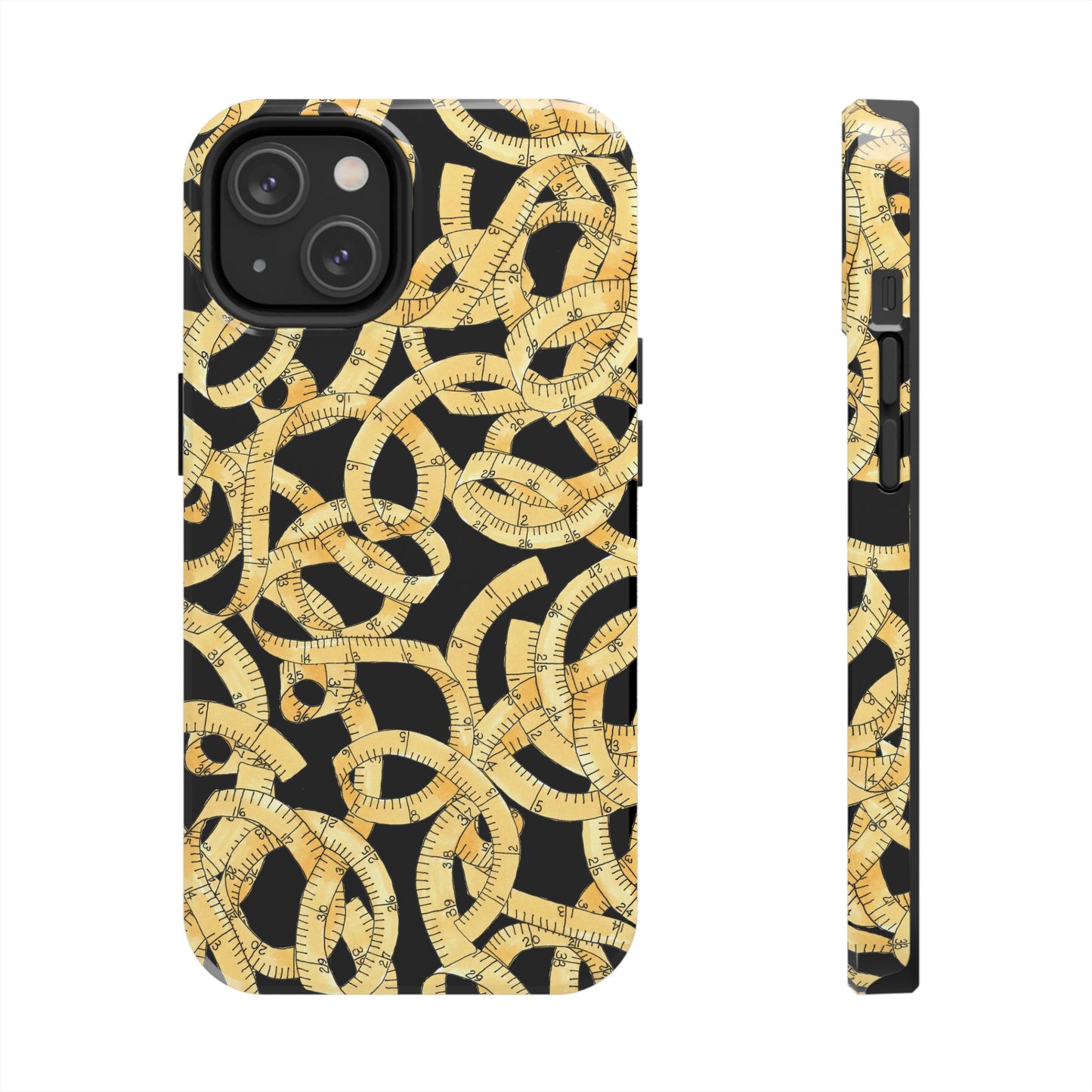 Tape Tangle Black Phone Case