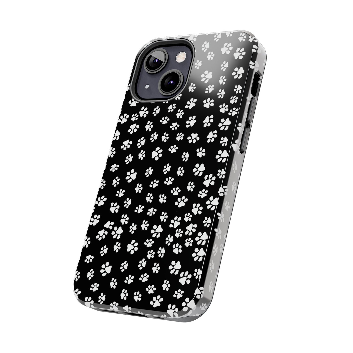 Little Paws Black / White Phone Case