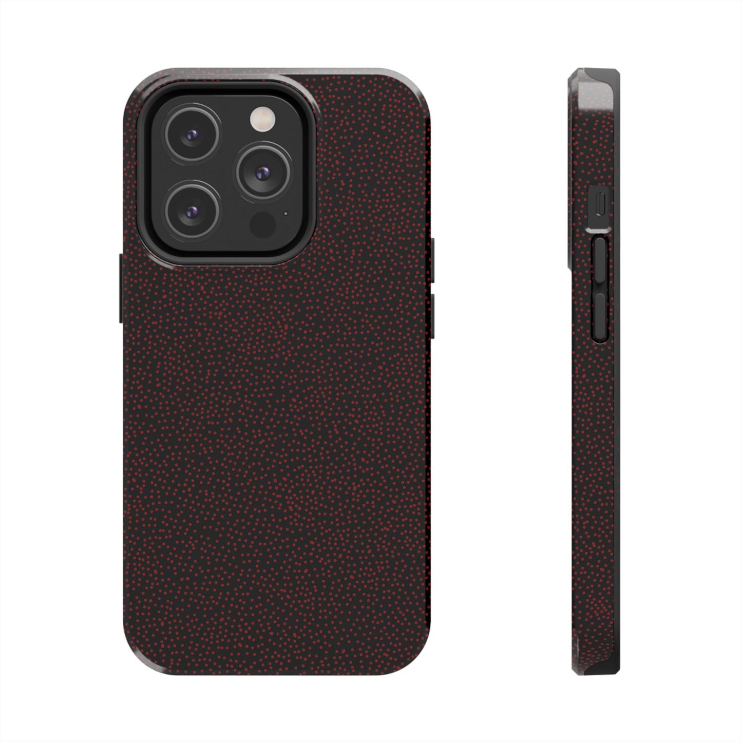 Mini Dot Black / Red Phone Case