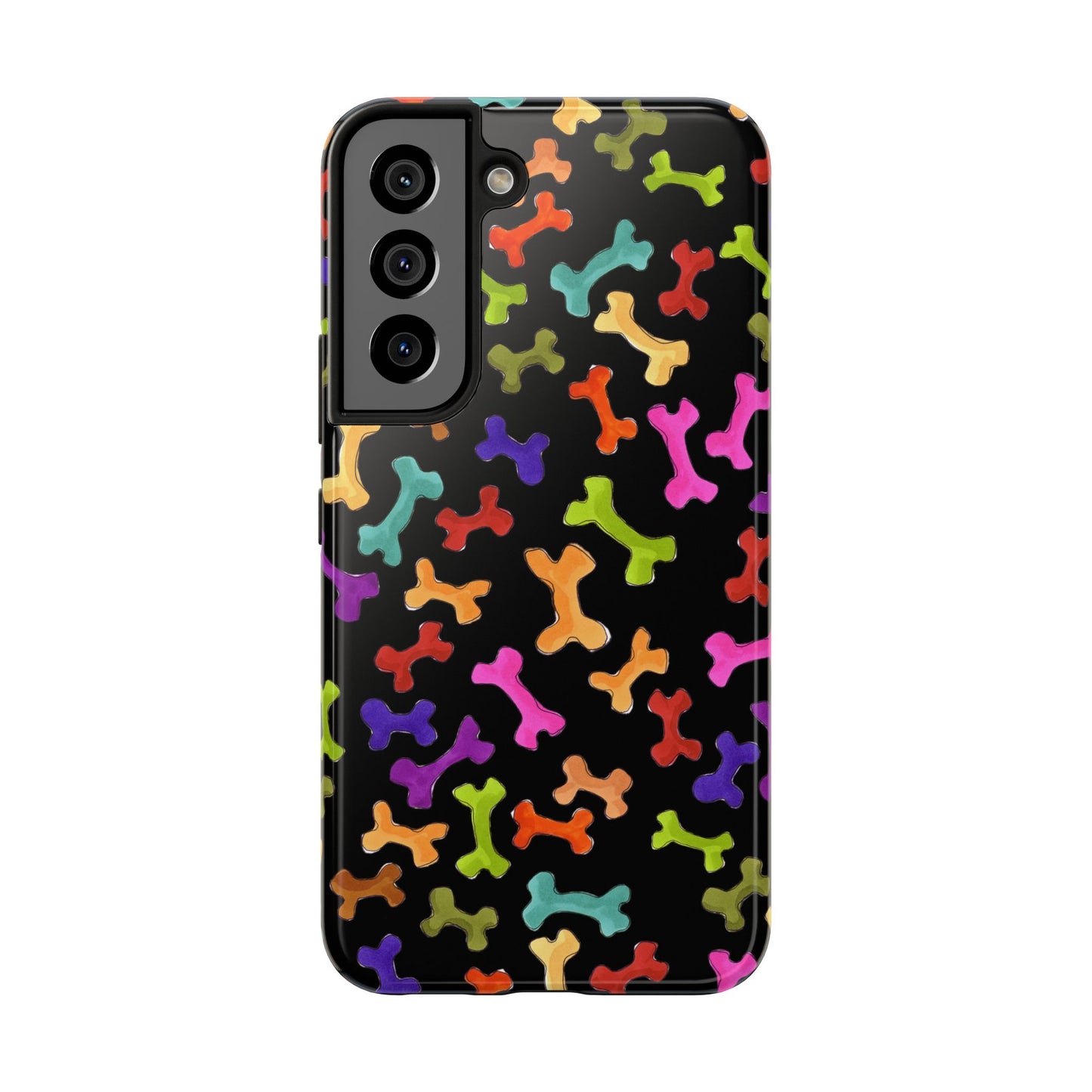Happy Bones Black Phone Case