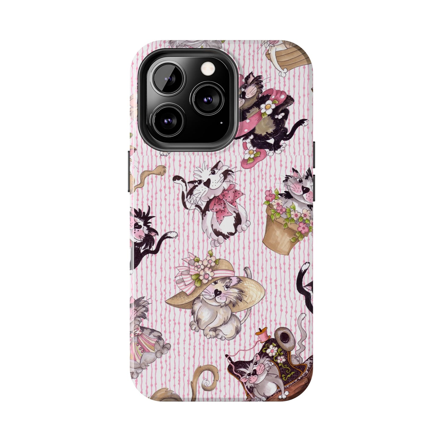 Fancy Cats Pink Phone Case