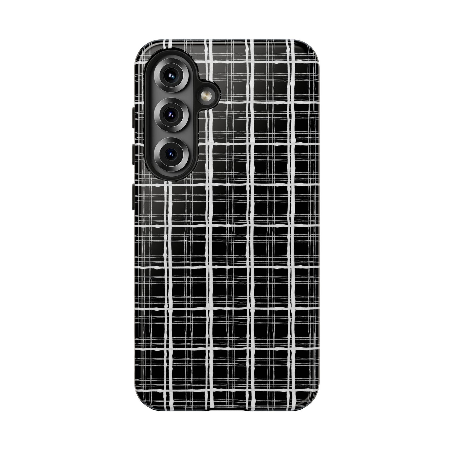 Sophistiplaid Black / White Phone Case