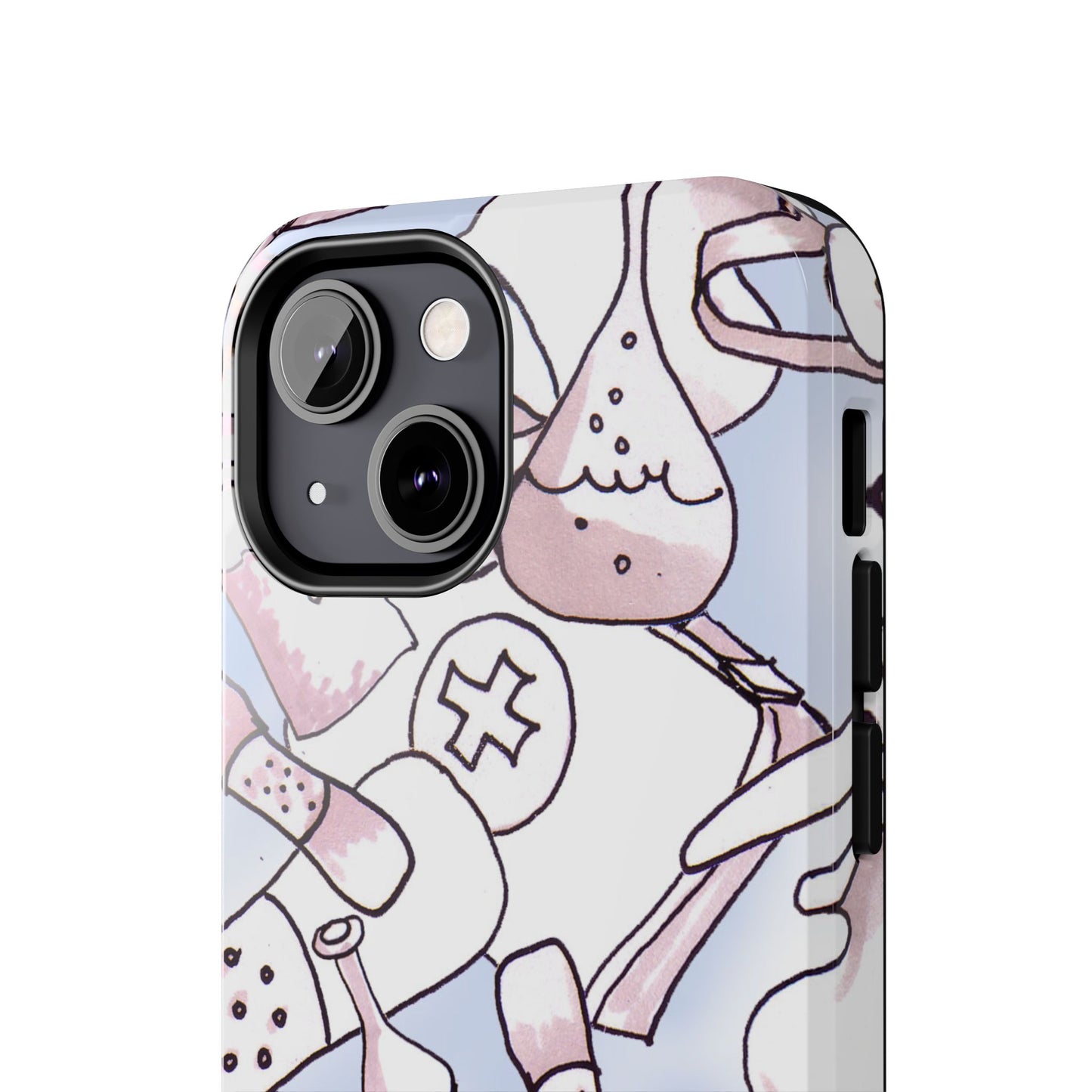 Med Stuff Blue Phone Case