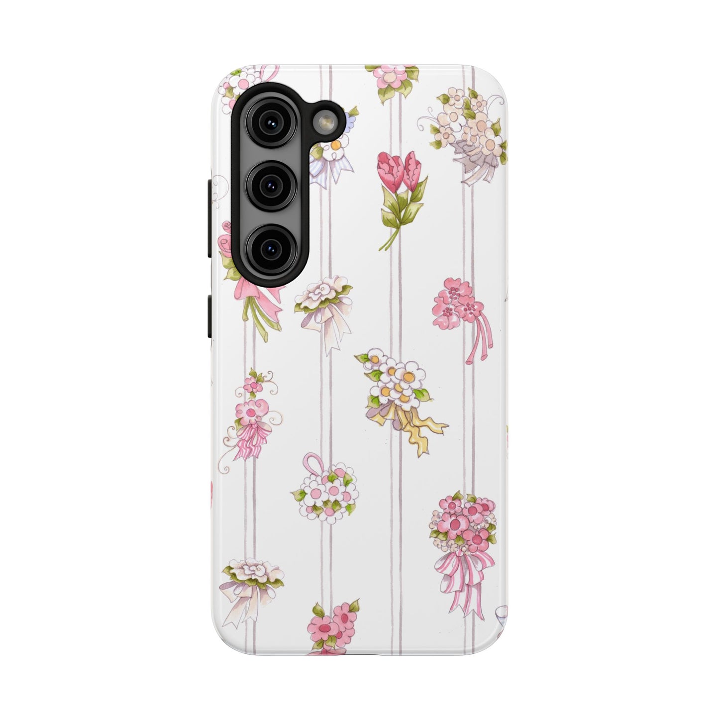 Bouquet Stripe Phone Case