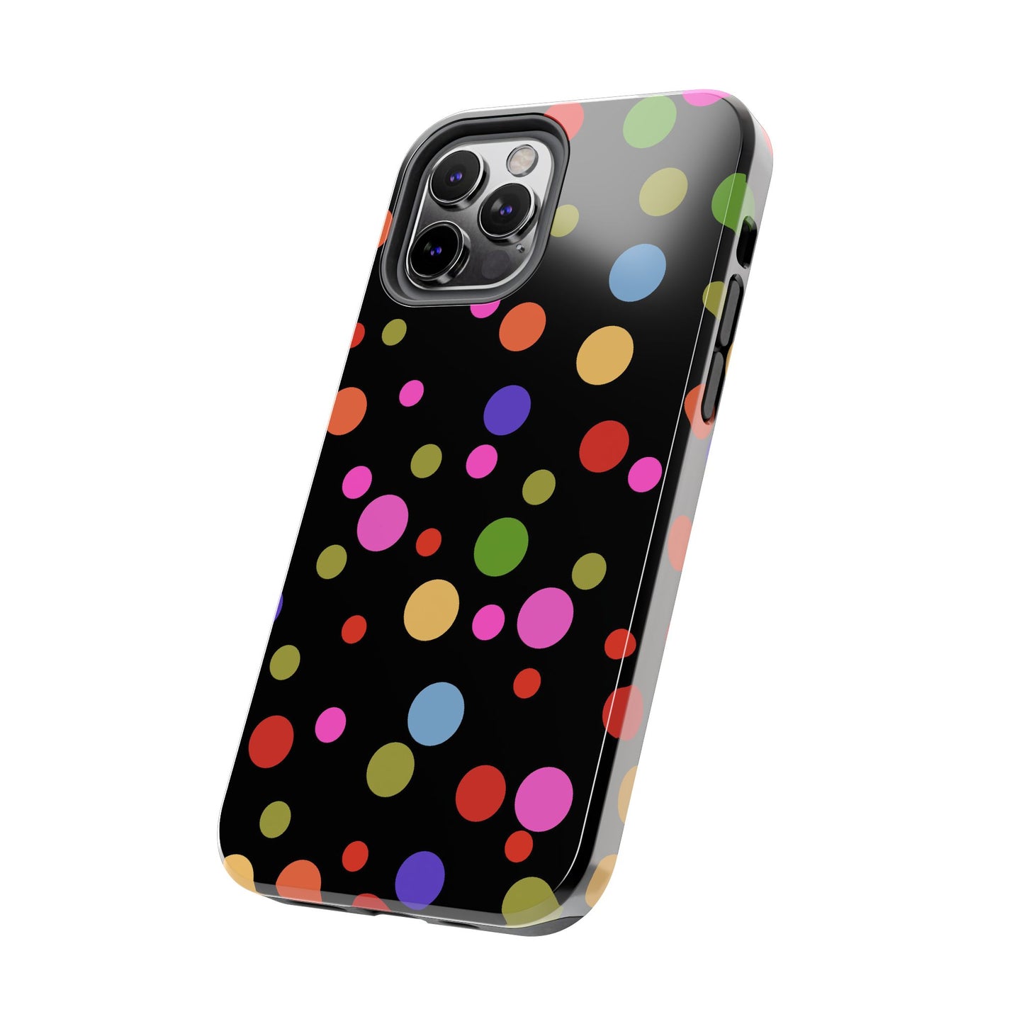 Dot Assortment Black Phone Case