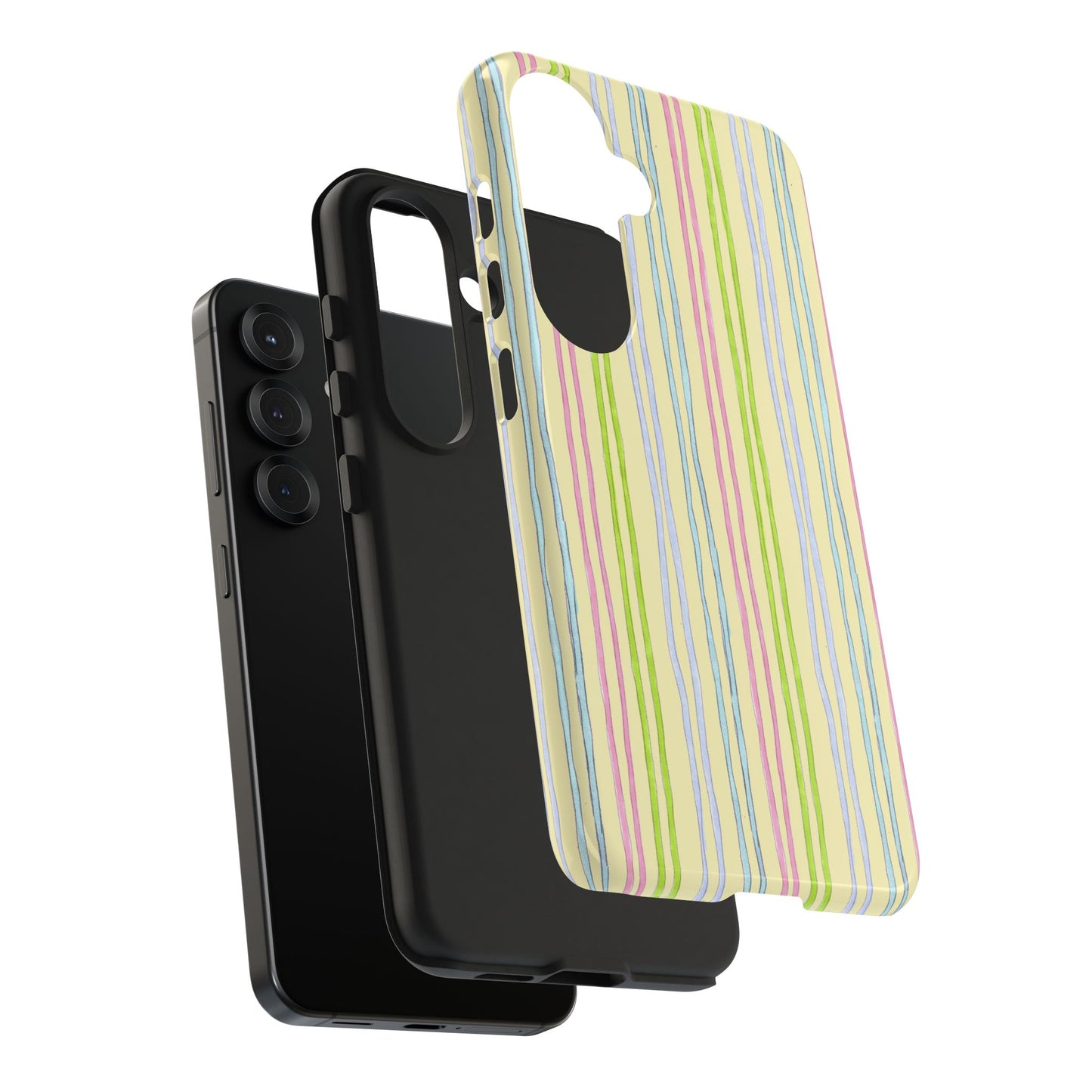 Belle Stripe Yellow Phone Case