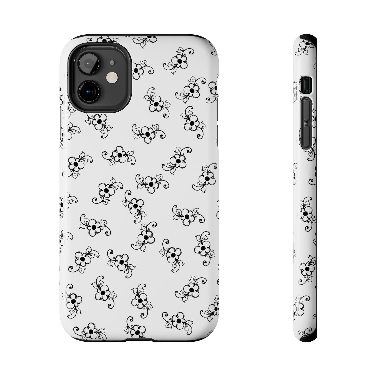 Favorite Daisies White / Black Phone Case