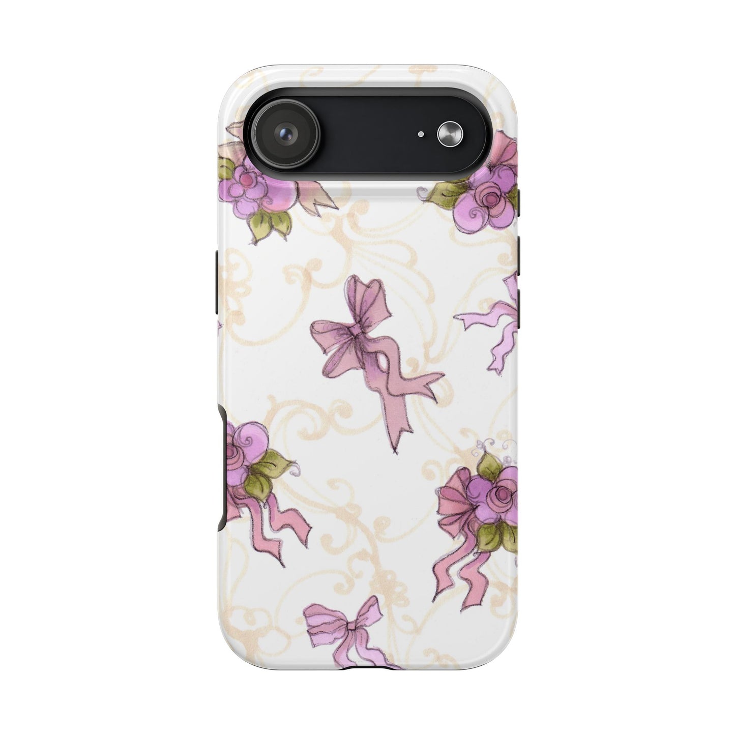 Flower Model Bow Flowers Phone Case