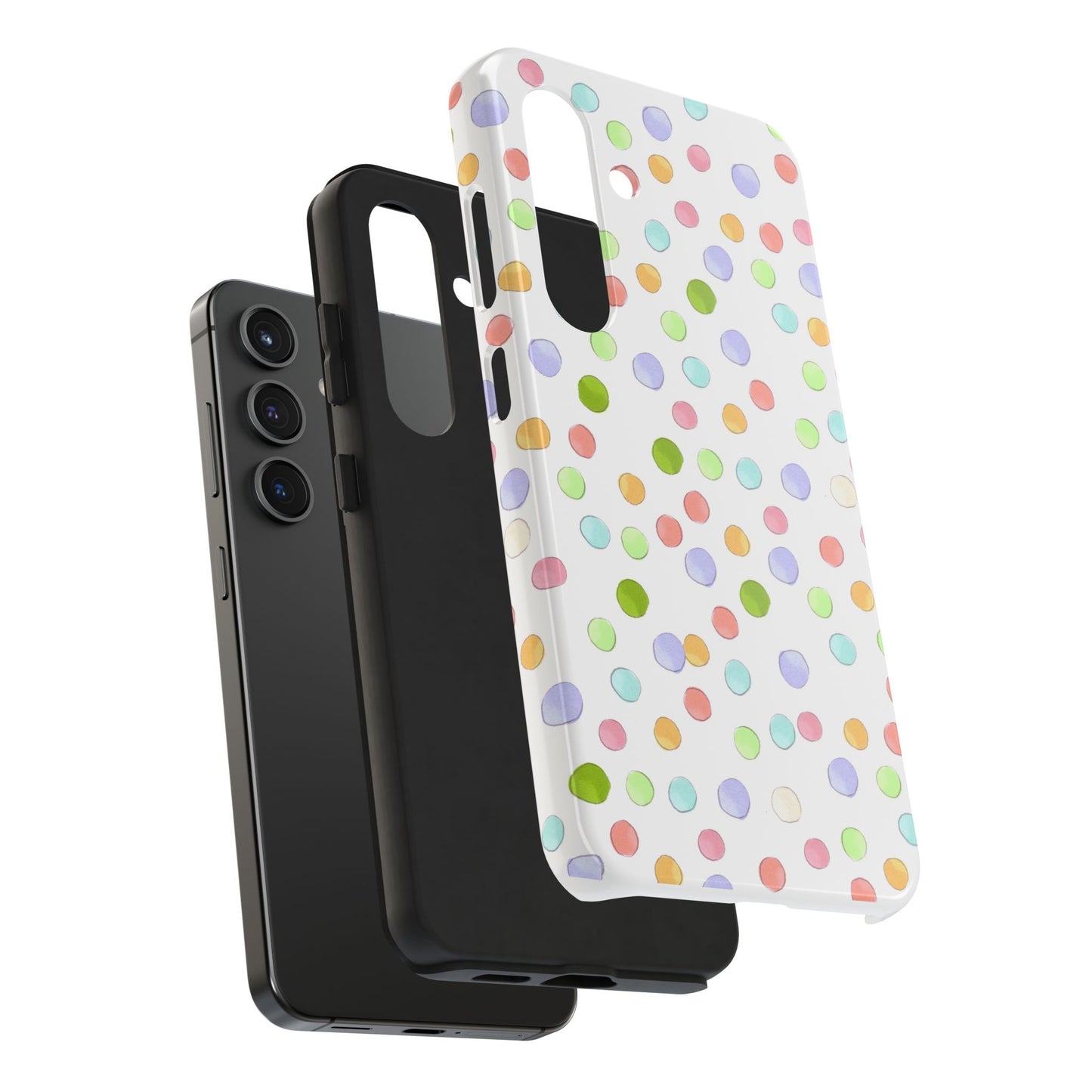 Happy Dots White Phone Case