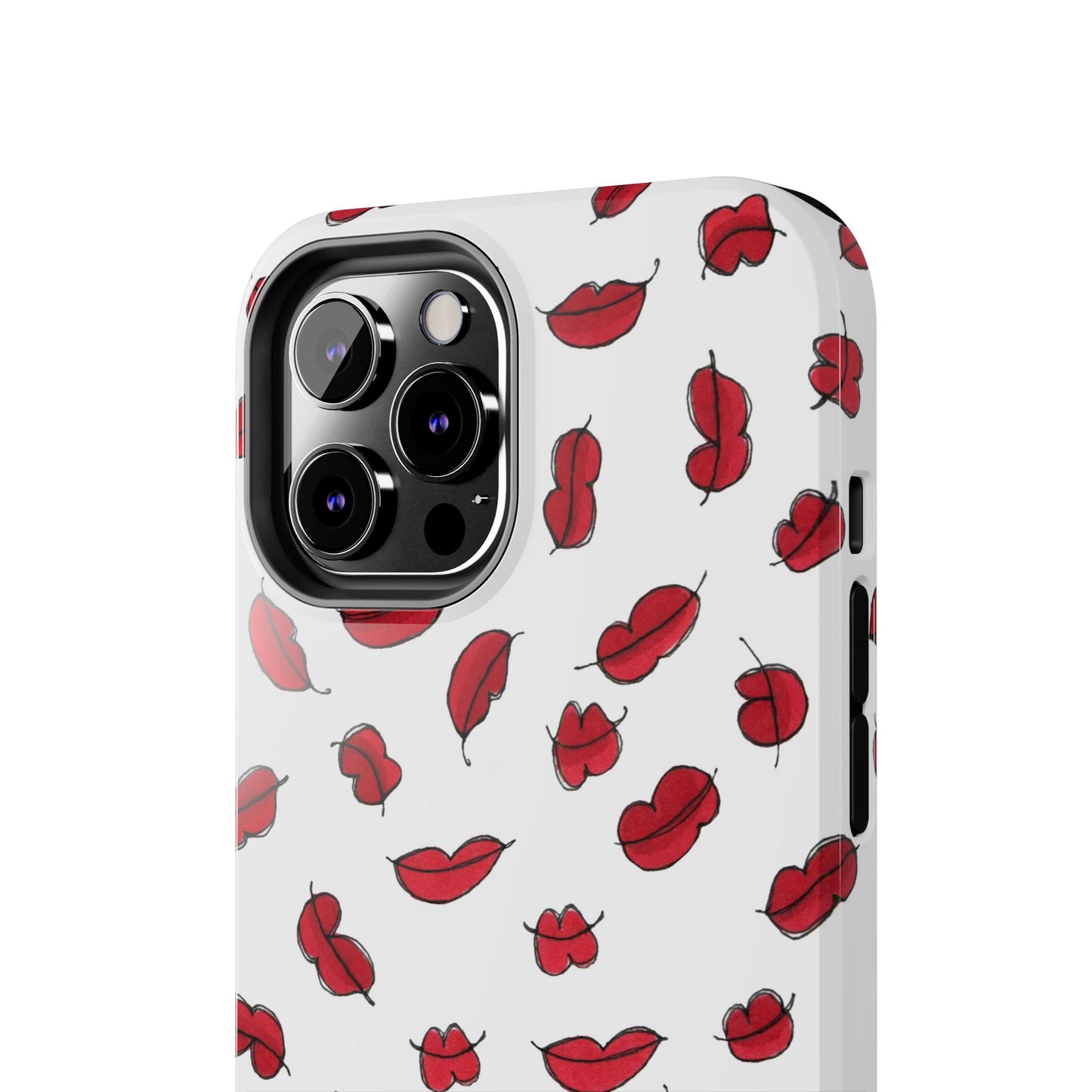 Lotsa Lips White Phone Case