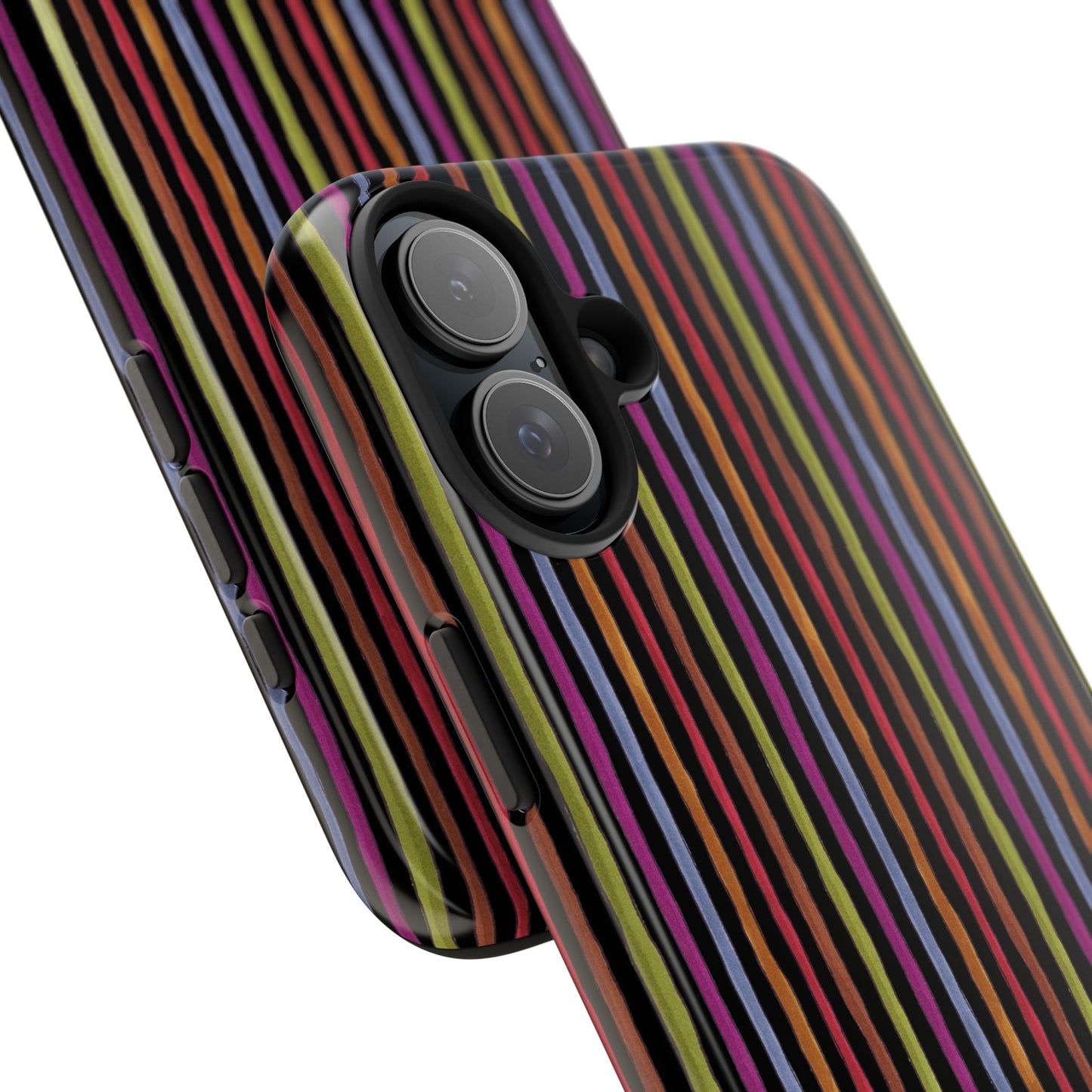 Stripe Black Phone Case