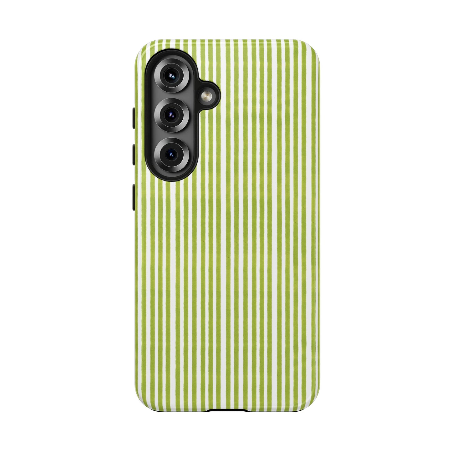 Lazy Stripe Lime Phone Case