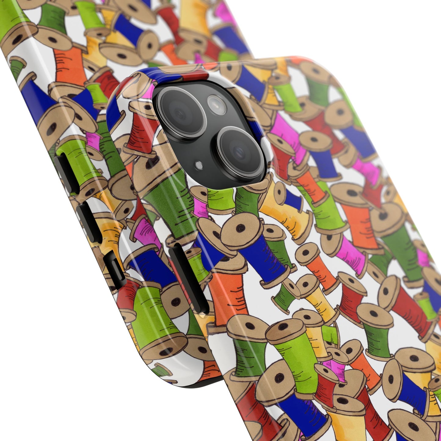 Spoolopoly White Phone Case