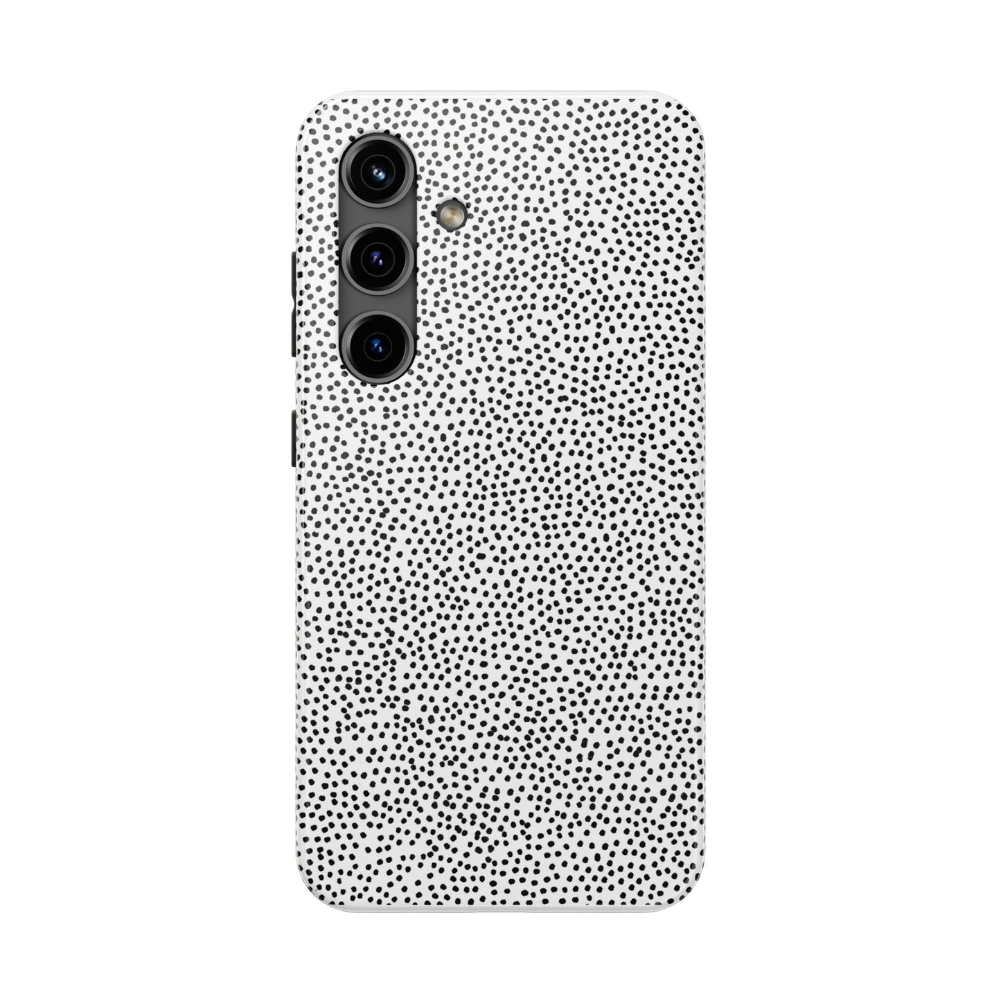 Baby Dots White / Black Phone Case