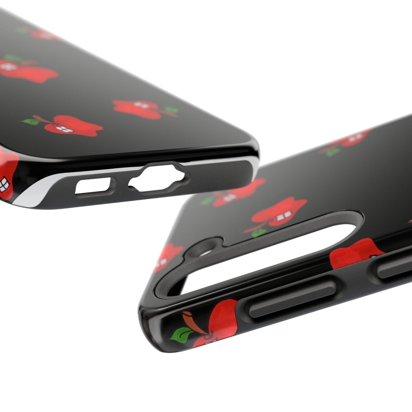 Flying Apples Black Phone Case