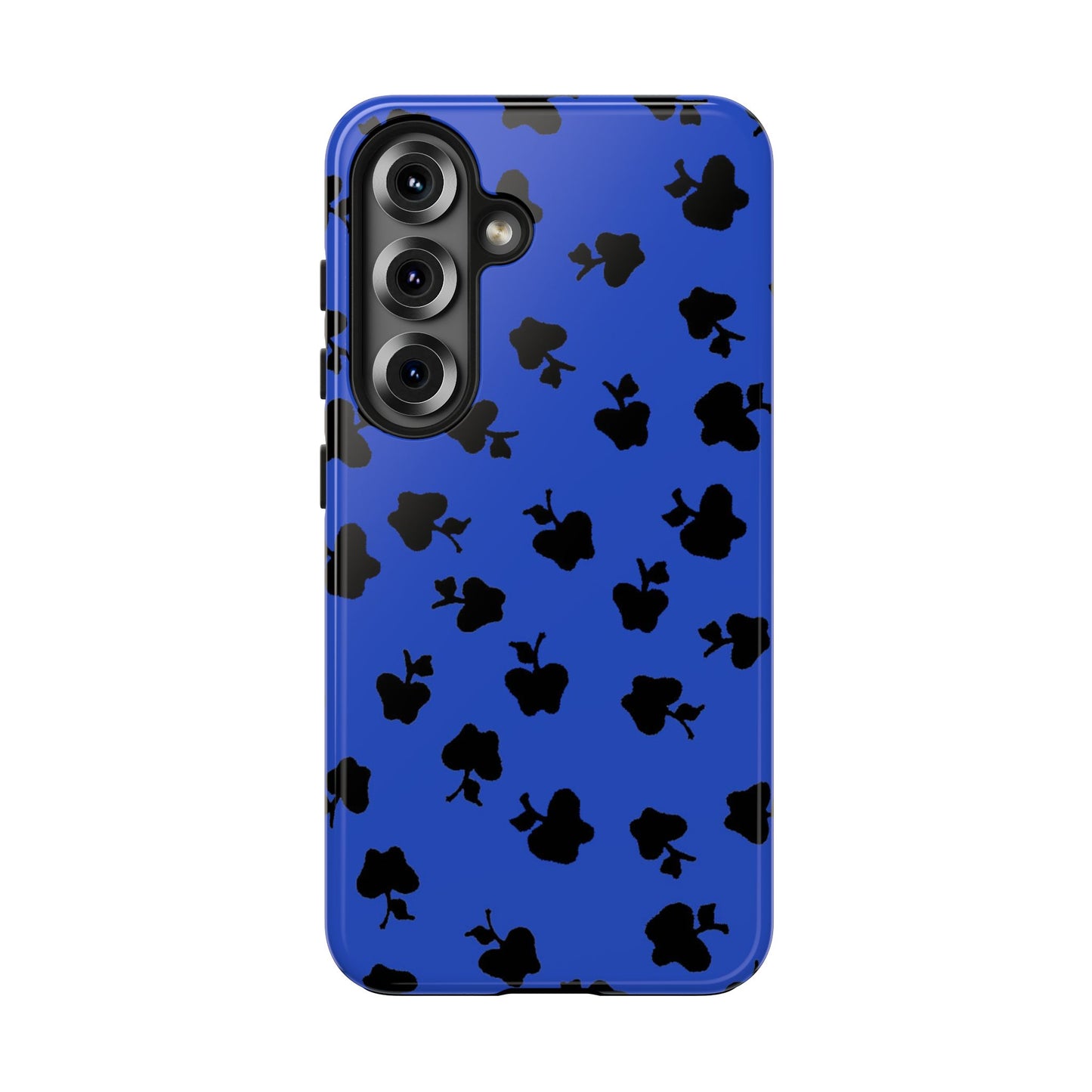 Happy Apples Blue / Black Phone Case