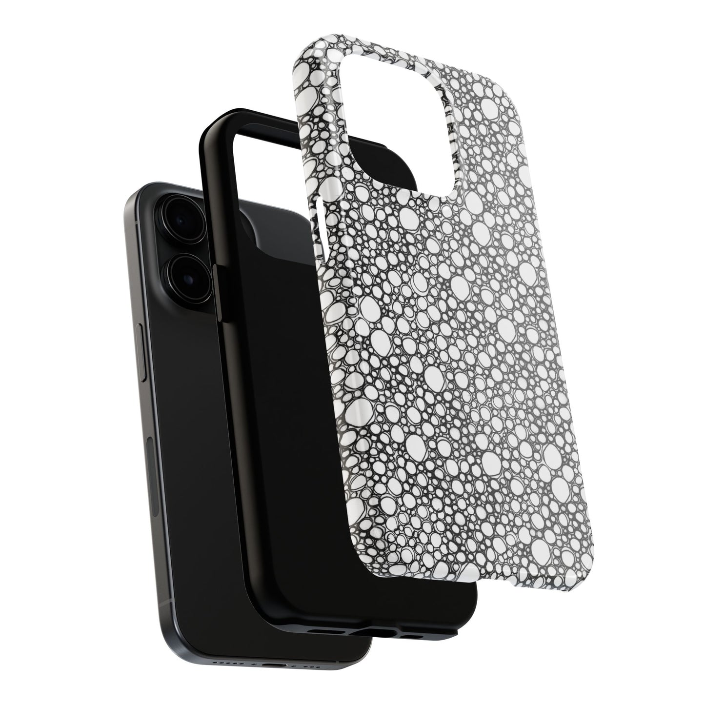 Air Bubbles Black Phone Case