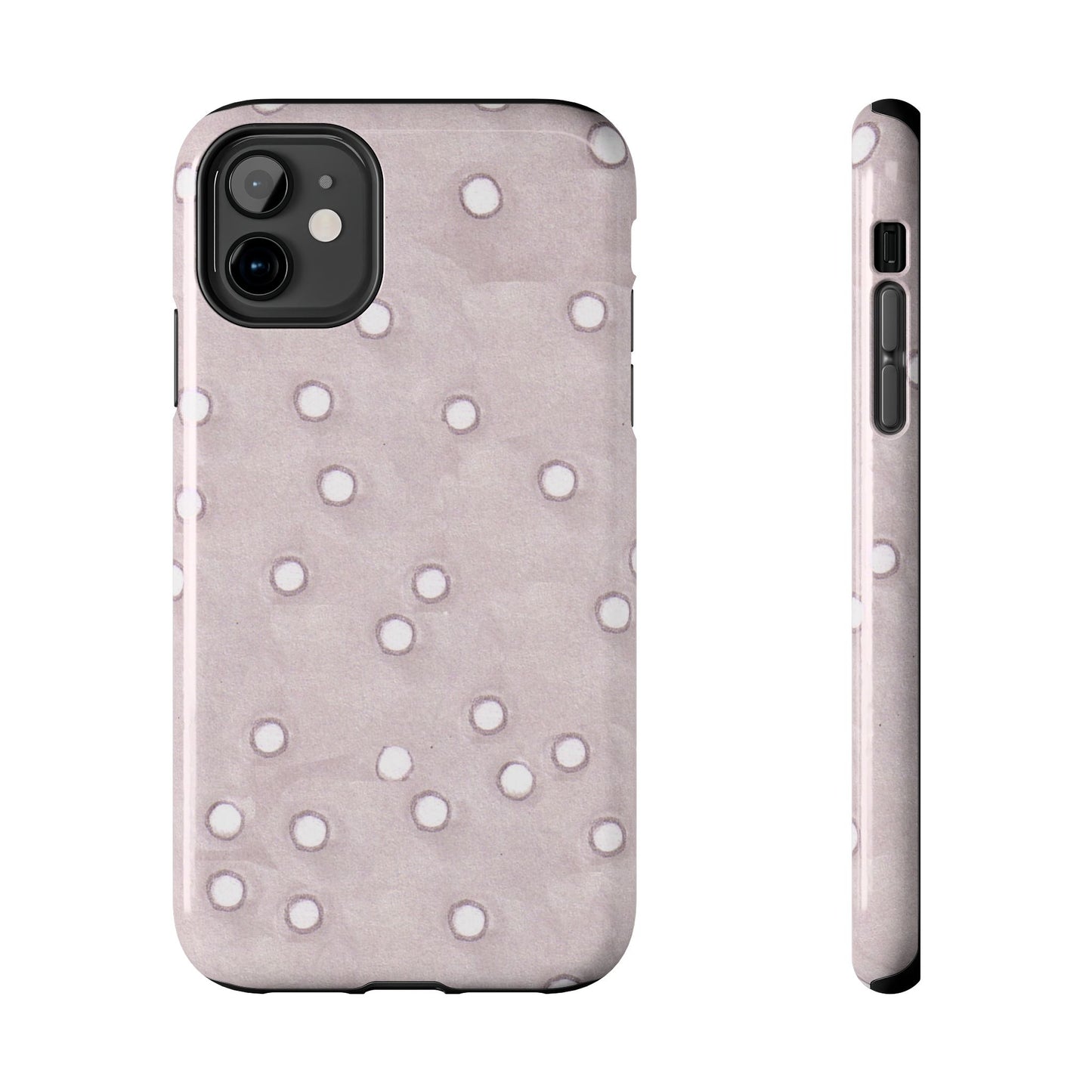 Dinky Dots Silver Phone Case
