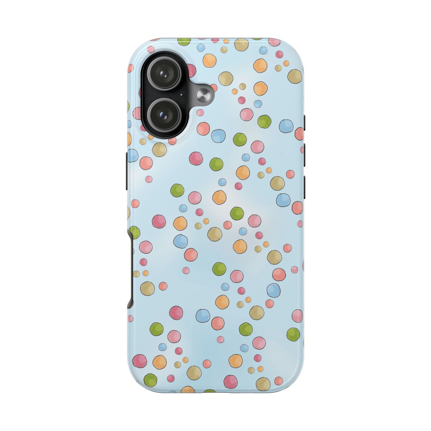 Clown Dots Blue Sky Phone Case