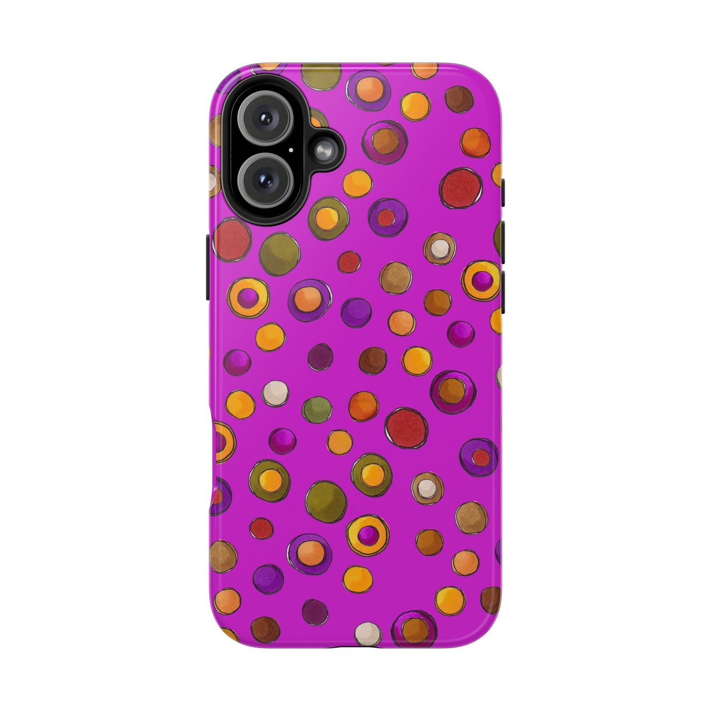 Double Dot Fuchsia Phone Case