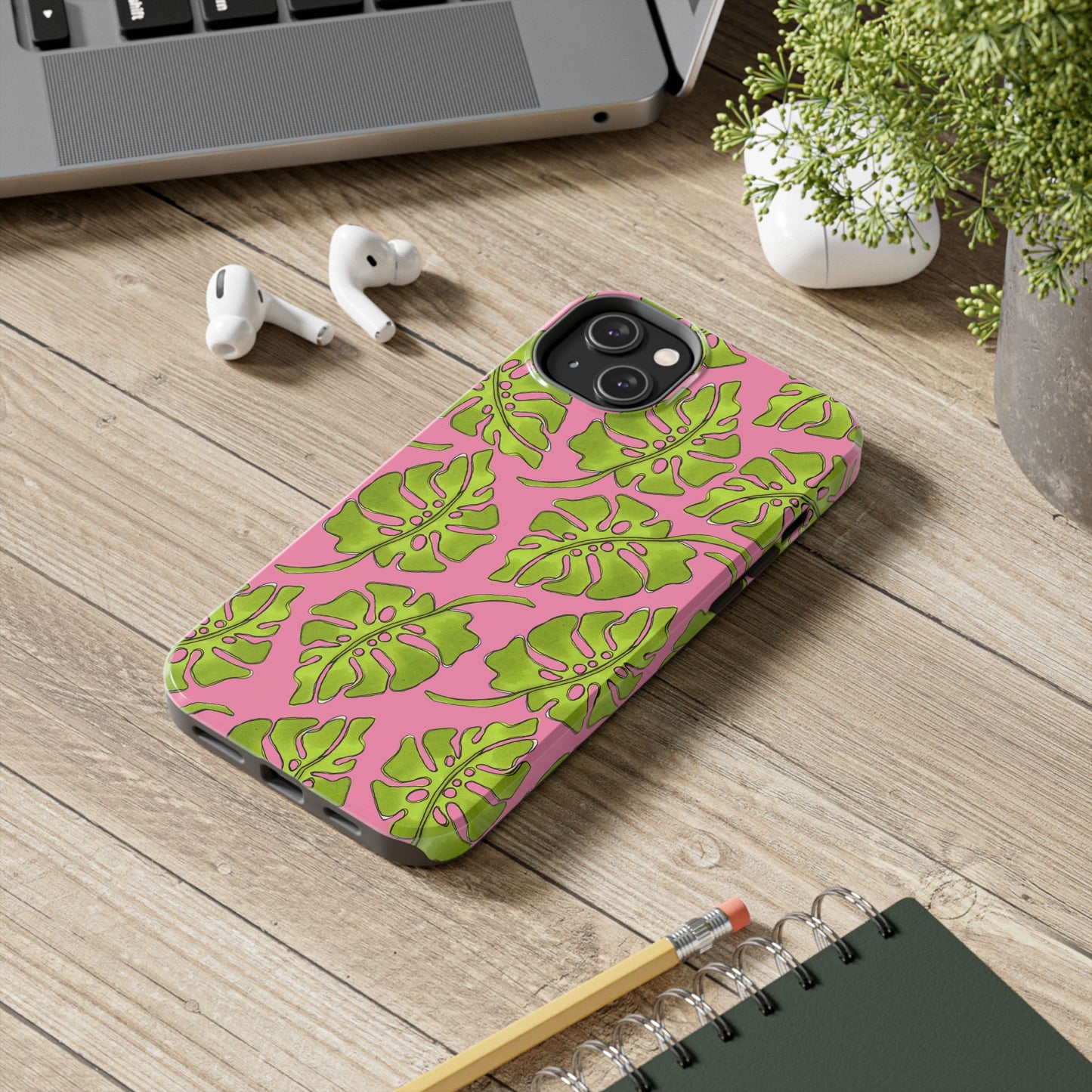 Big Leaf Pink Phone Case