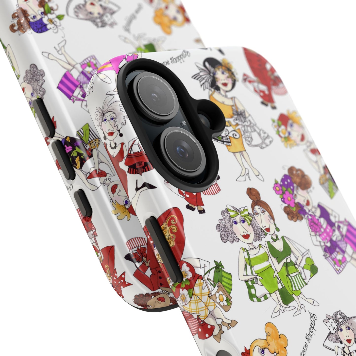 Gone Shopping Tossed White Phone Case