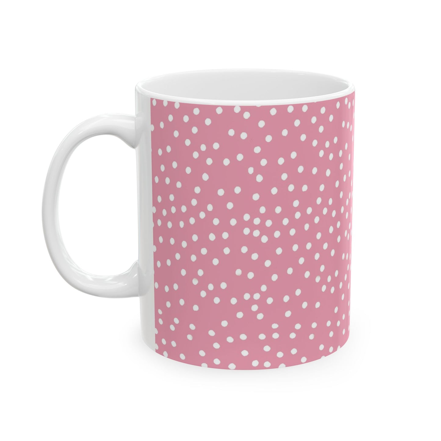 Dottible Pink / White Cup