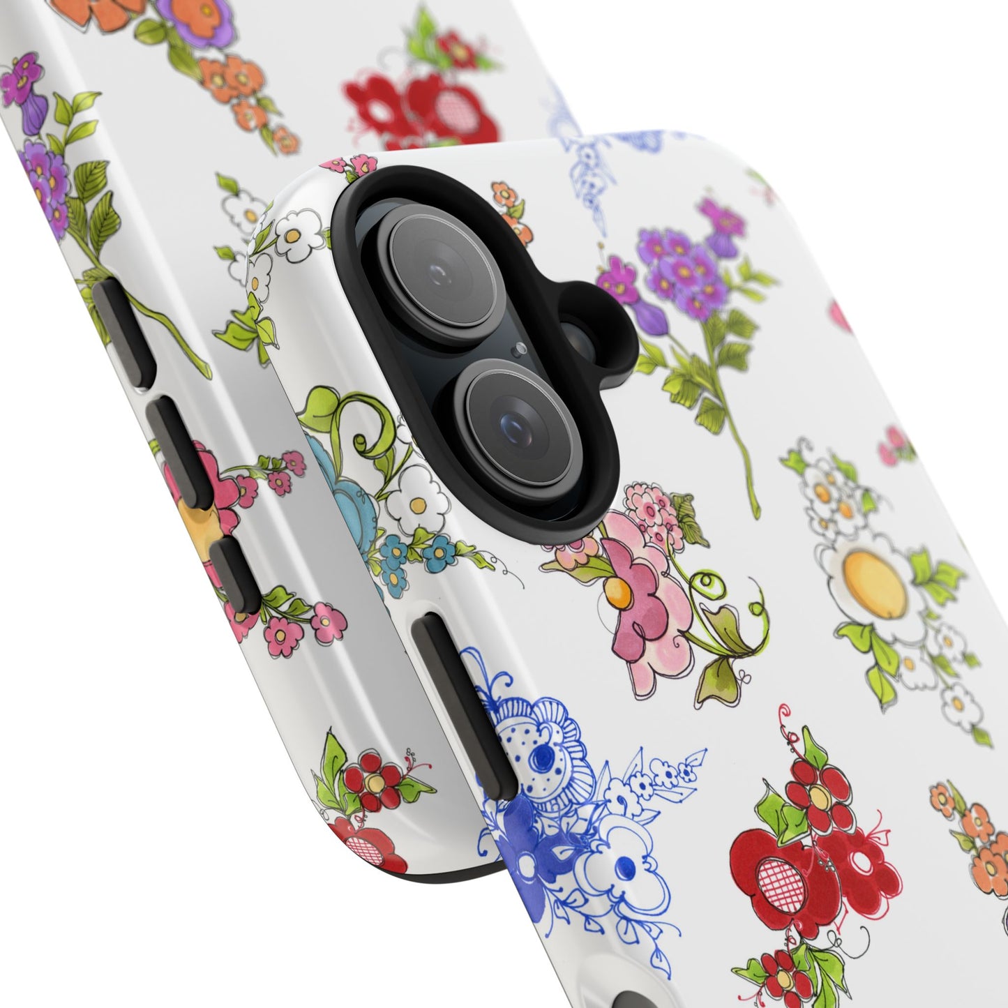 Mixed Bouquets White Phone Case