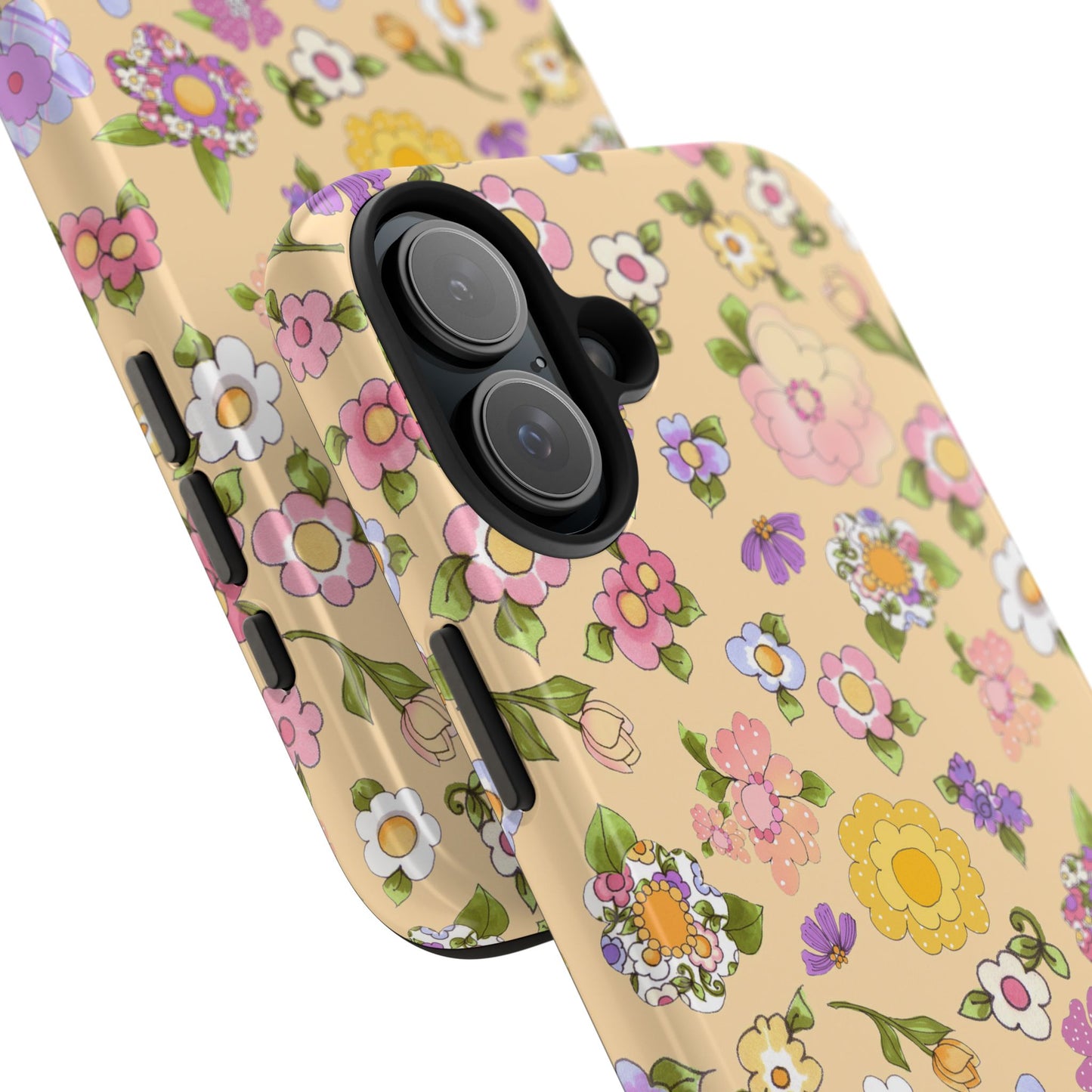 Flowery Yellow Phone Case