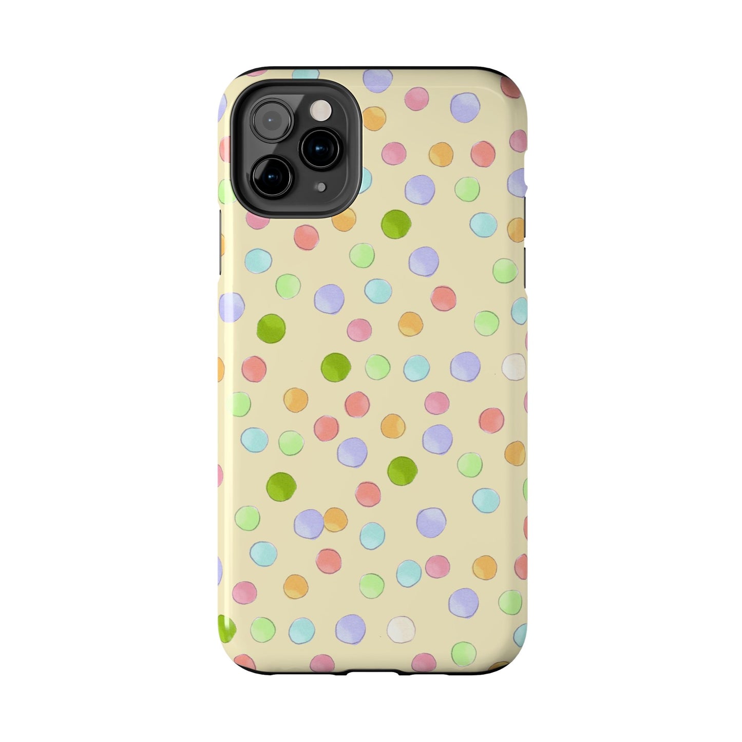 Happy Dots Yellow Phone Case