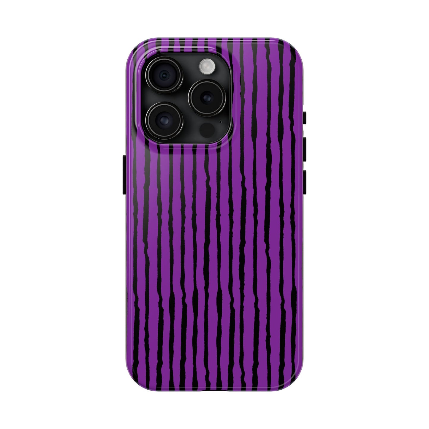 Sorta Stripe Purple / Black Phone Case