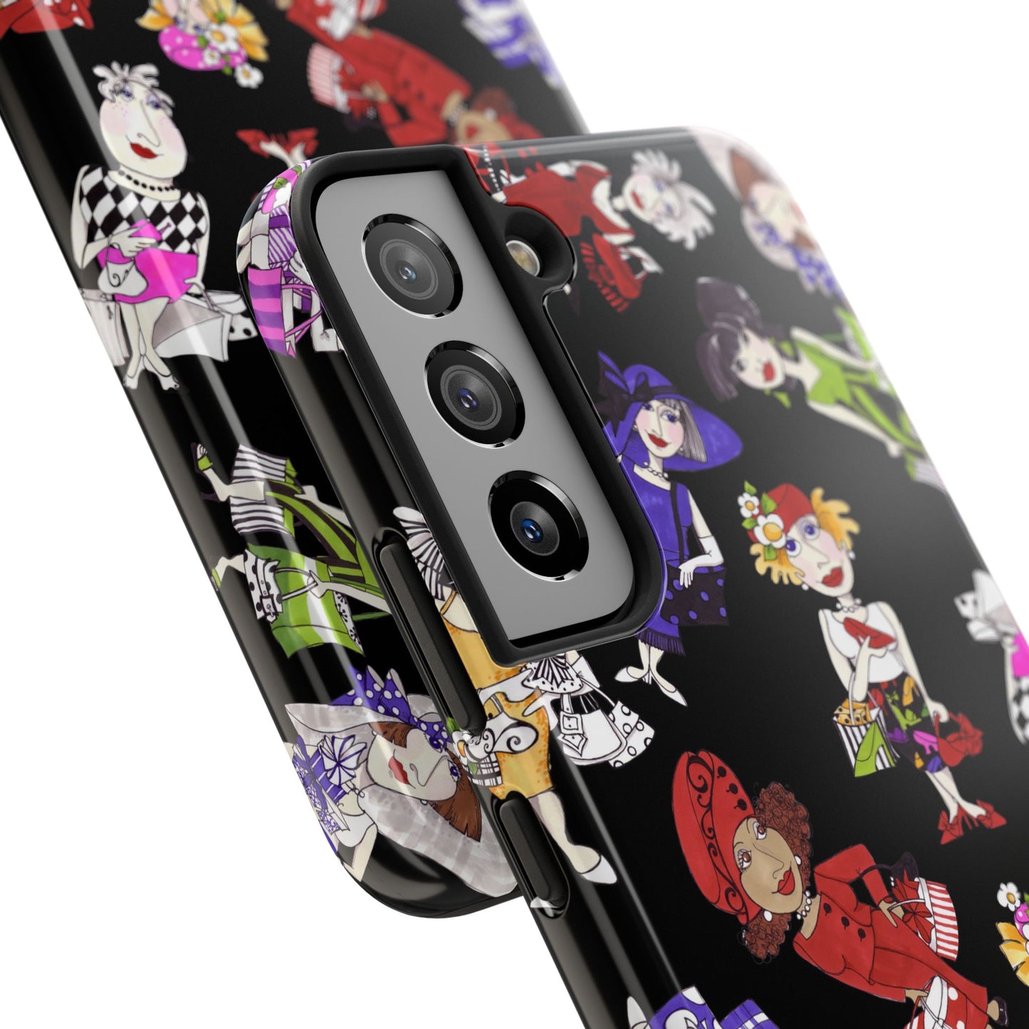 Gone Shopping Tossed Black Phone Case