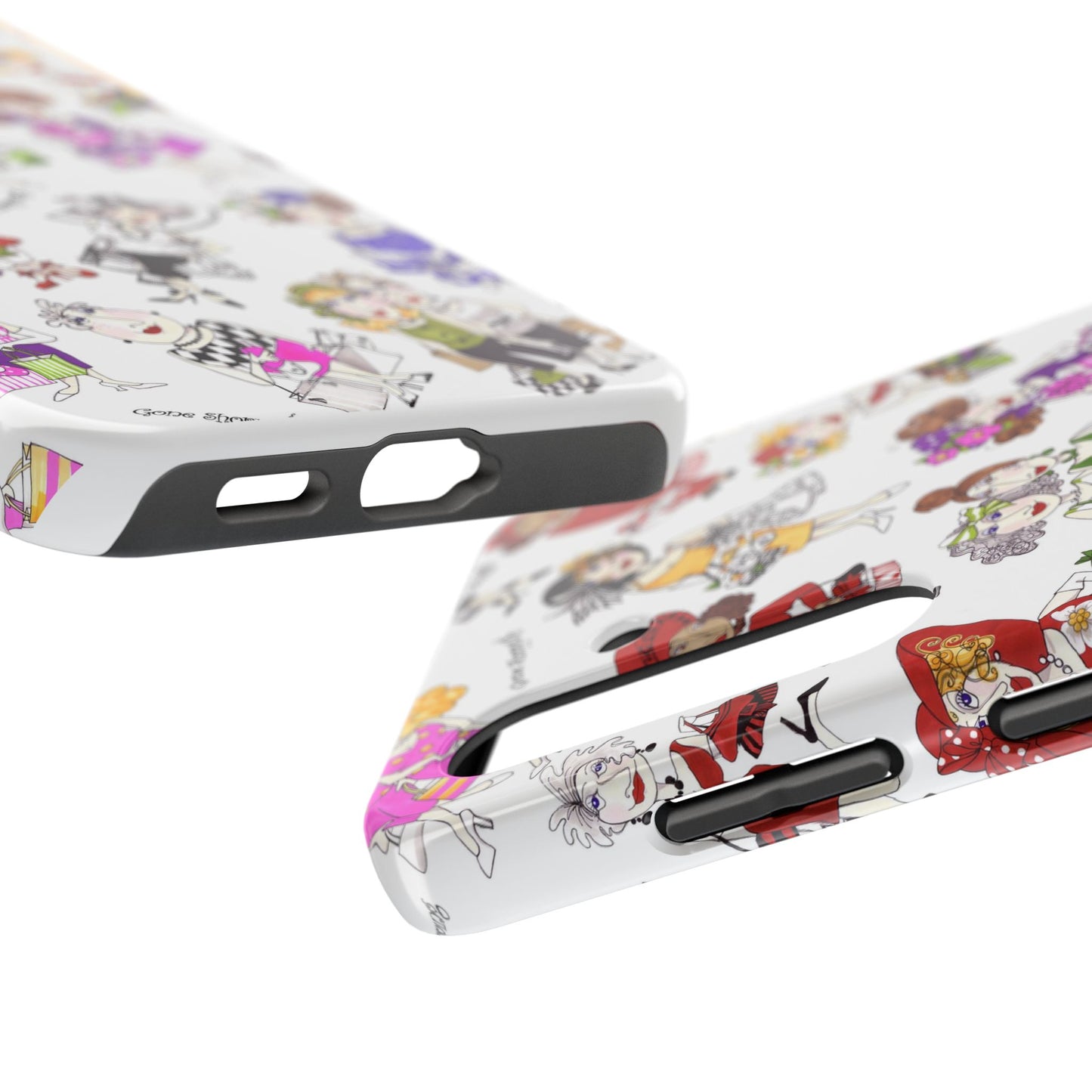 Gone Shopping Tossed White Phone Case