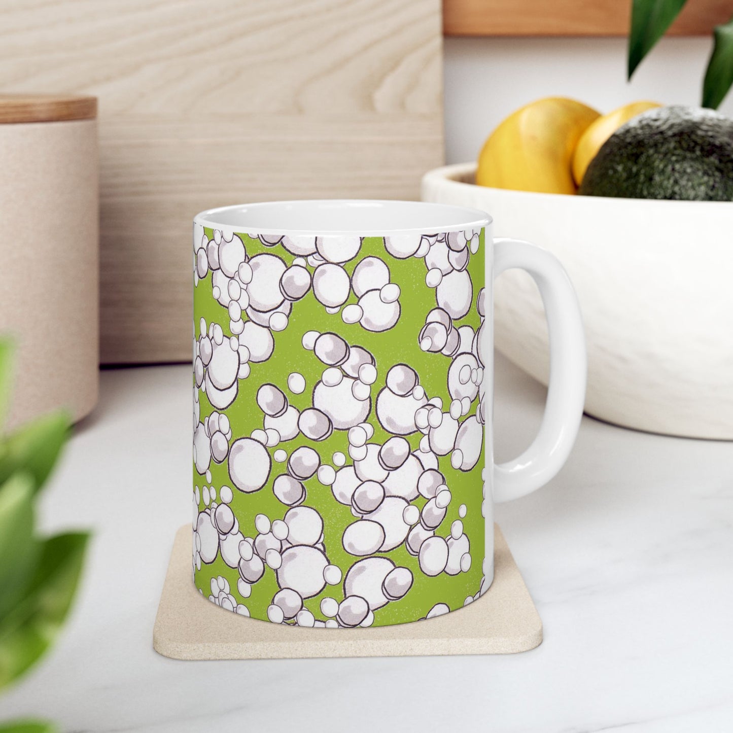 Bubble Dots Green Cup
