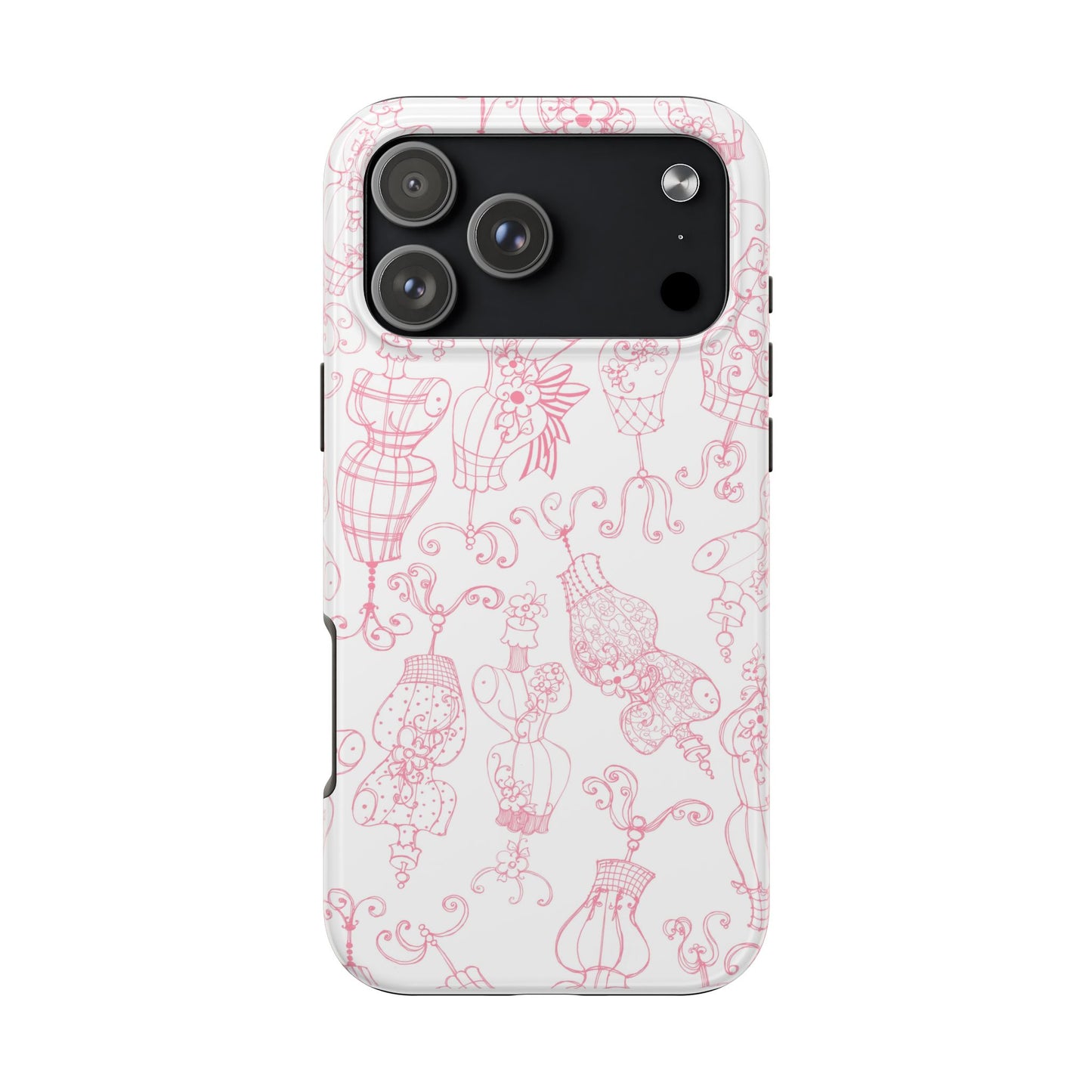 Mannequinique White / Pink Phone Case