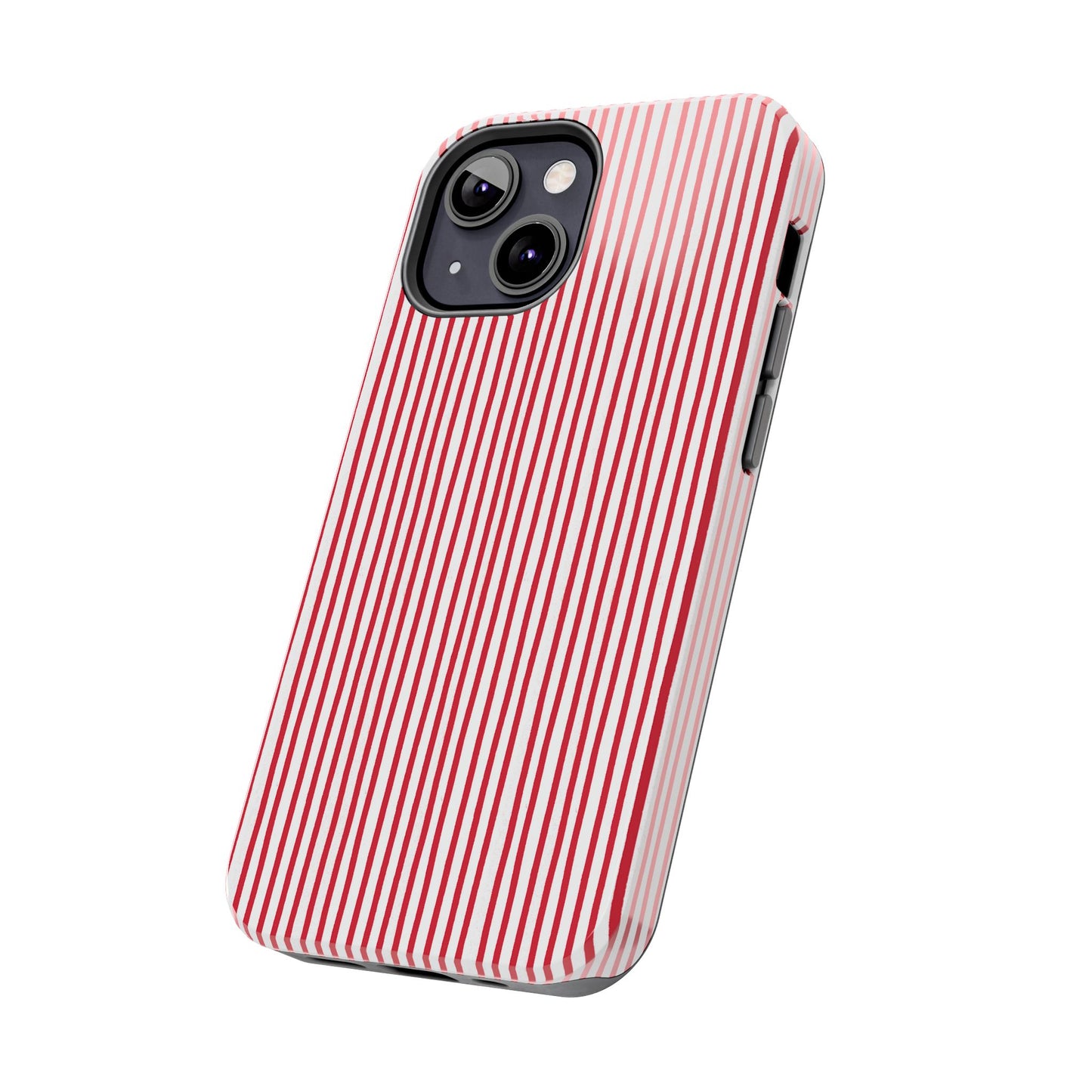 Candy Stripe White / Red Phone Case