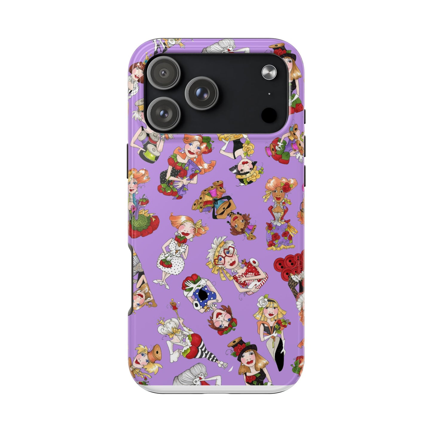 Curious Toss Purple Phone Case
