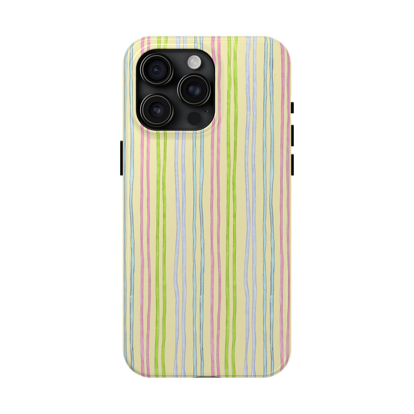 Belle Stripe Yellow Phone Case