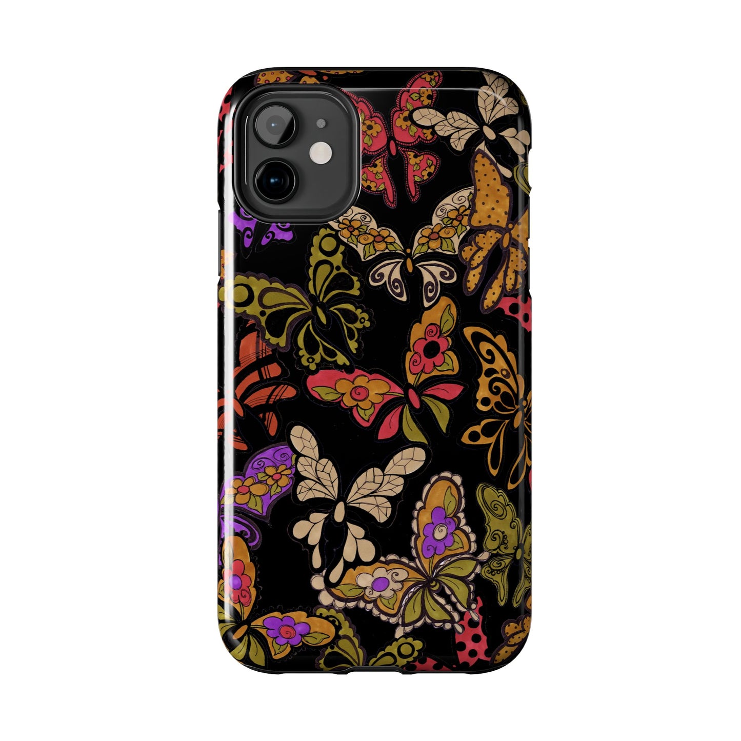 Flighty Black Phone Case