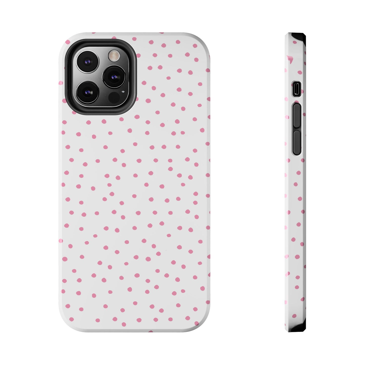Dinky Dots White / Pink Phone Case