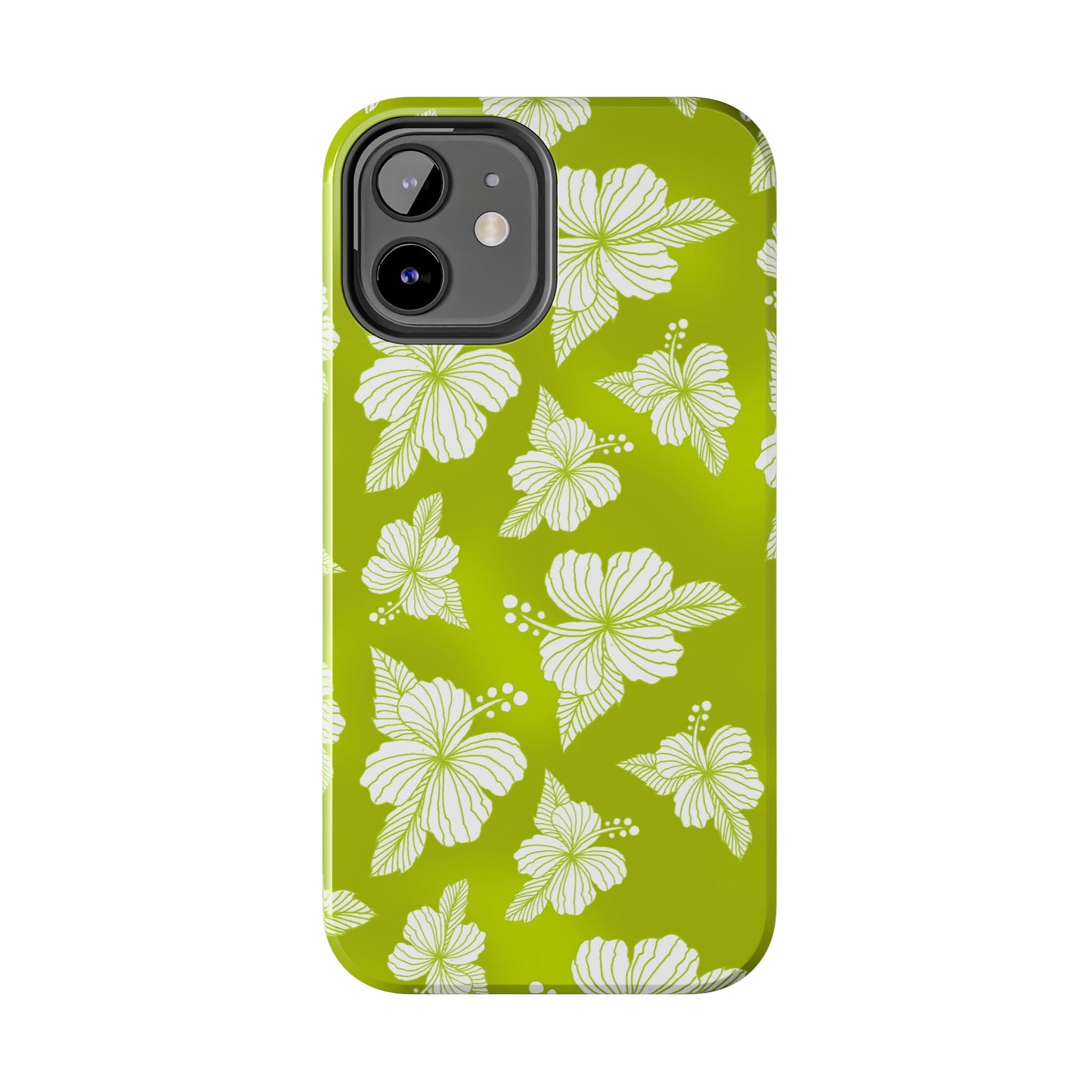 Hibiscus Green Phone Case