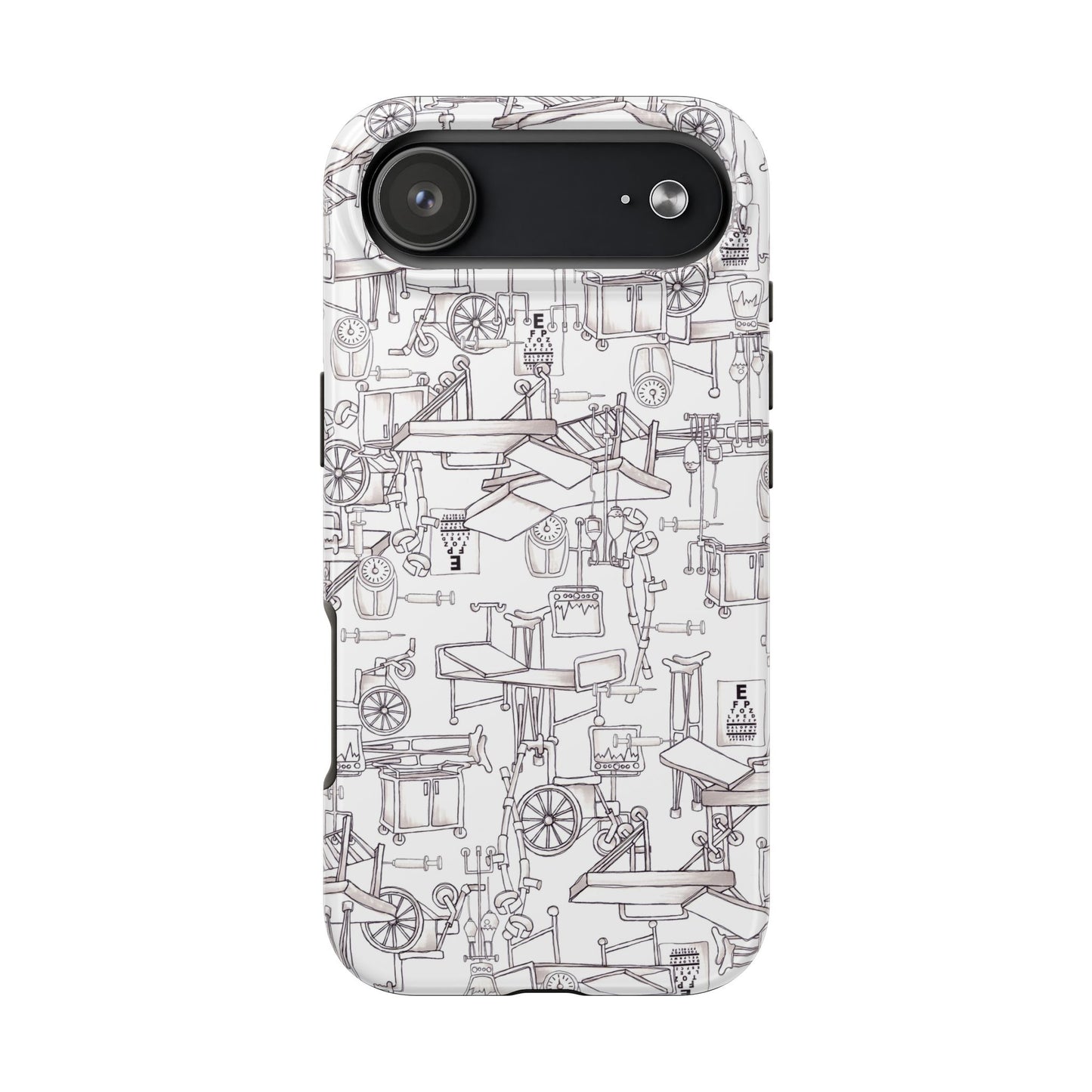 Essentials White / White Phone Case
