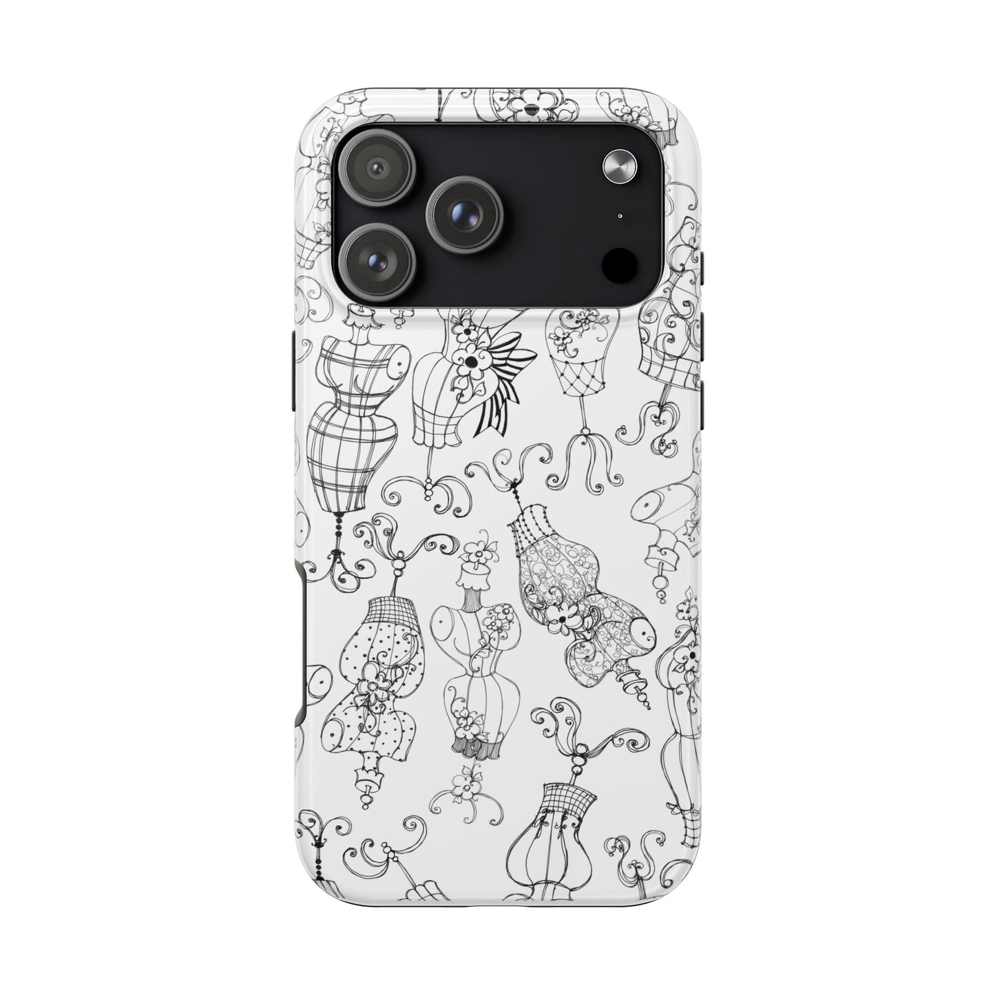 Mannequinique White / Black Phone Case