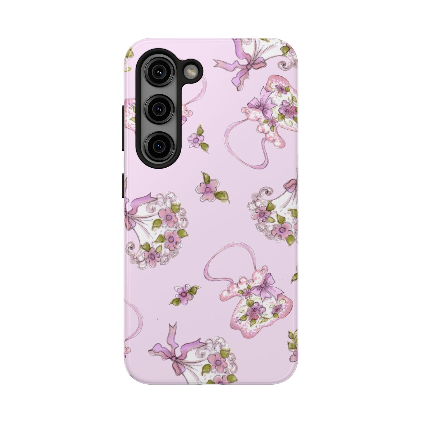 Flower Model Hand Bag Phone Case